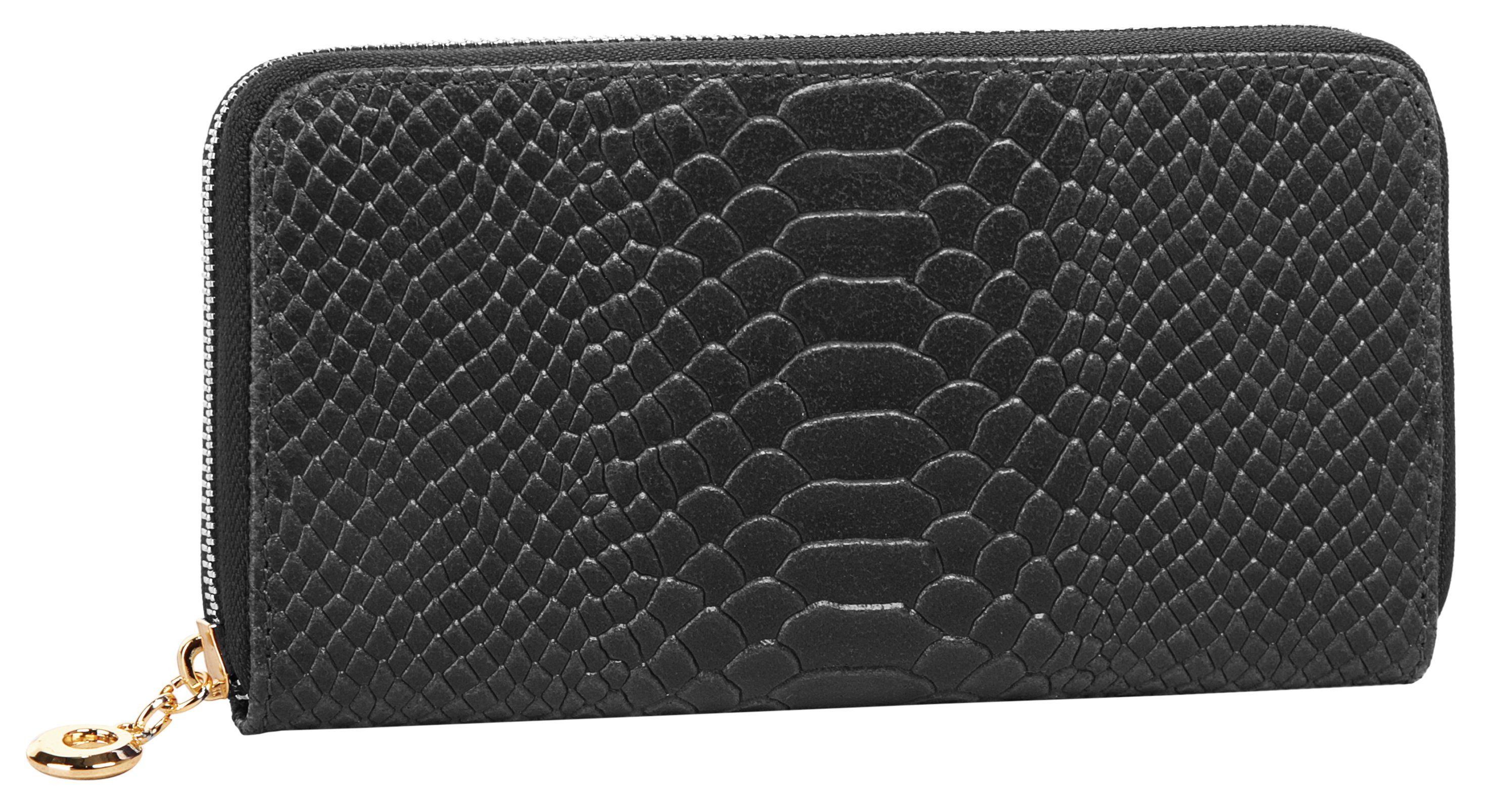 Cluty Portemonnee echt leer, made in italy