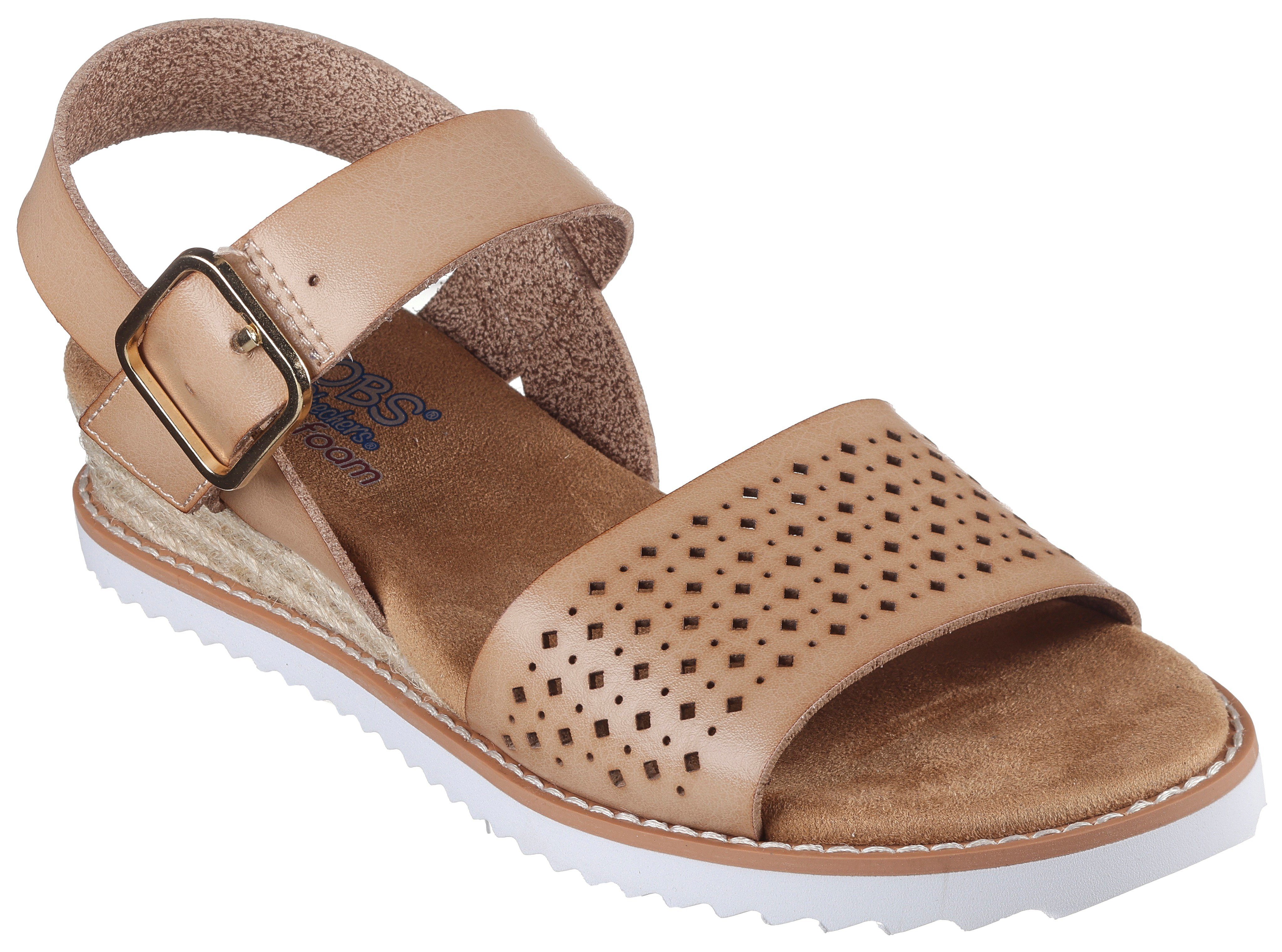 Skechers Sandalen DESERT KISS-SUNNY FLAIR Vegan , zomerschoen, sandaal, riemchensandale, met memory foam