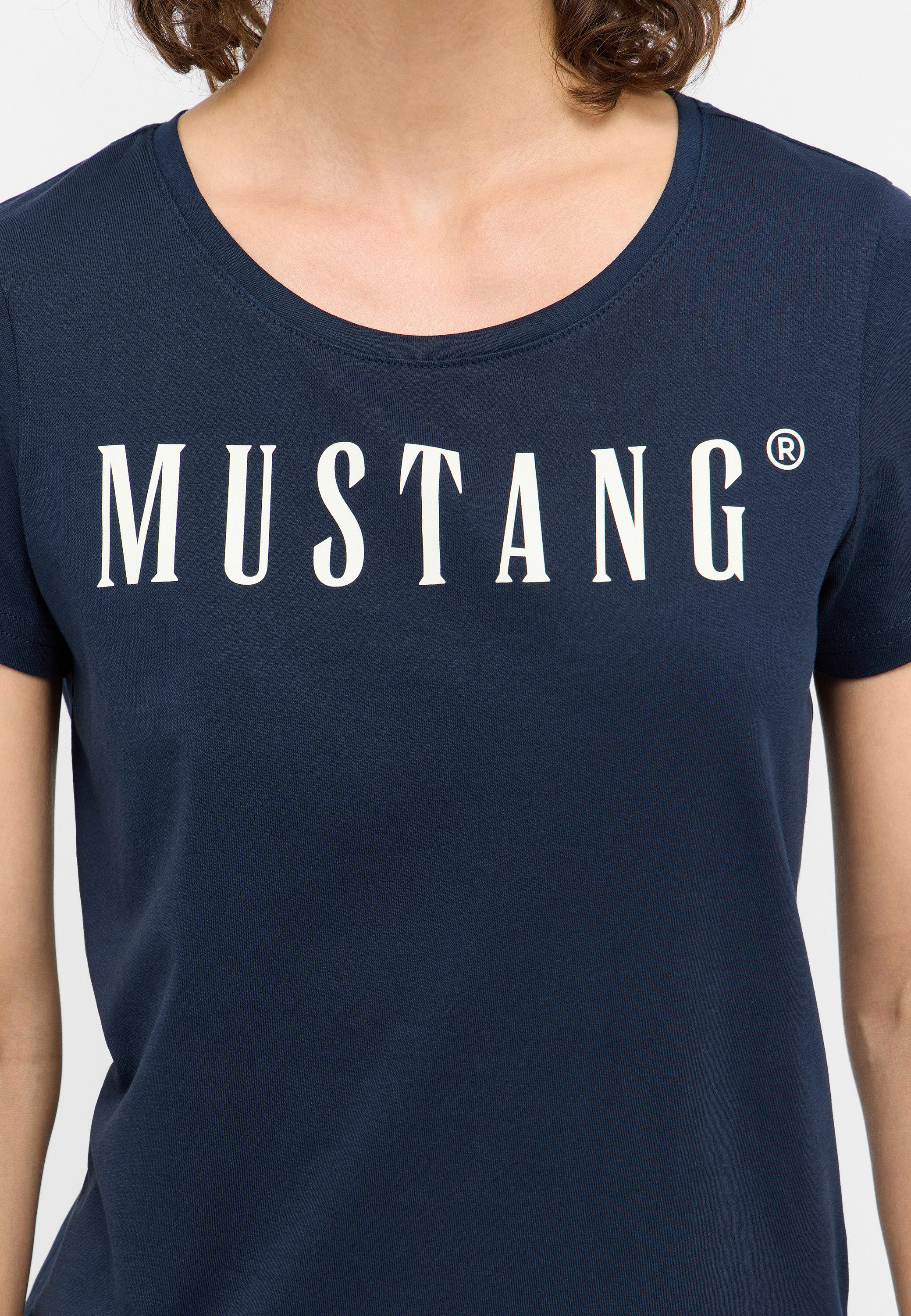 MUSTANG Shirt met korte mouwen Dames stijl Alma