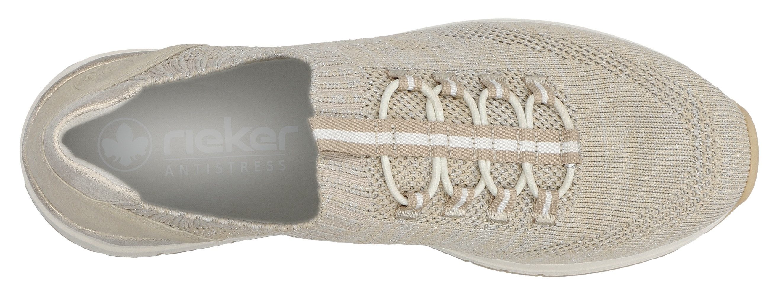 Rieker Slip-on sneakers , slippers, instapschoen, lage schoen, vrijetijdssneaker met aantrek lus