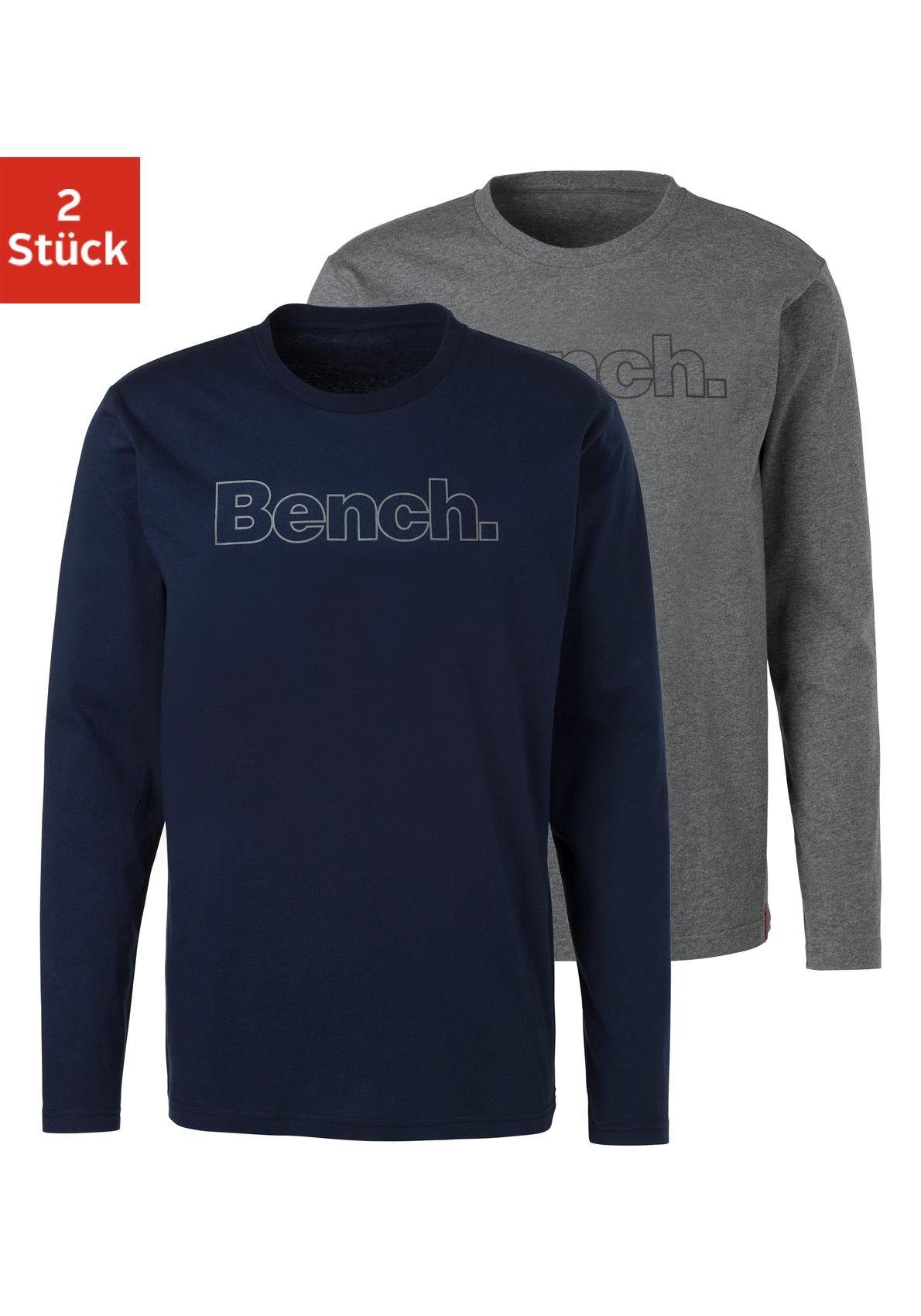 Bench. shirt met lange mouwen (set van 2)