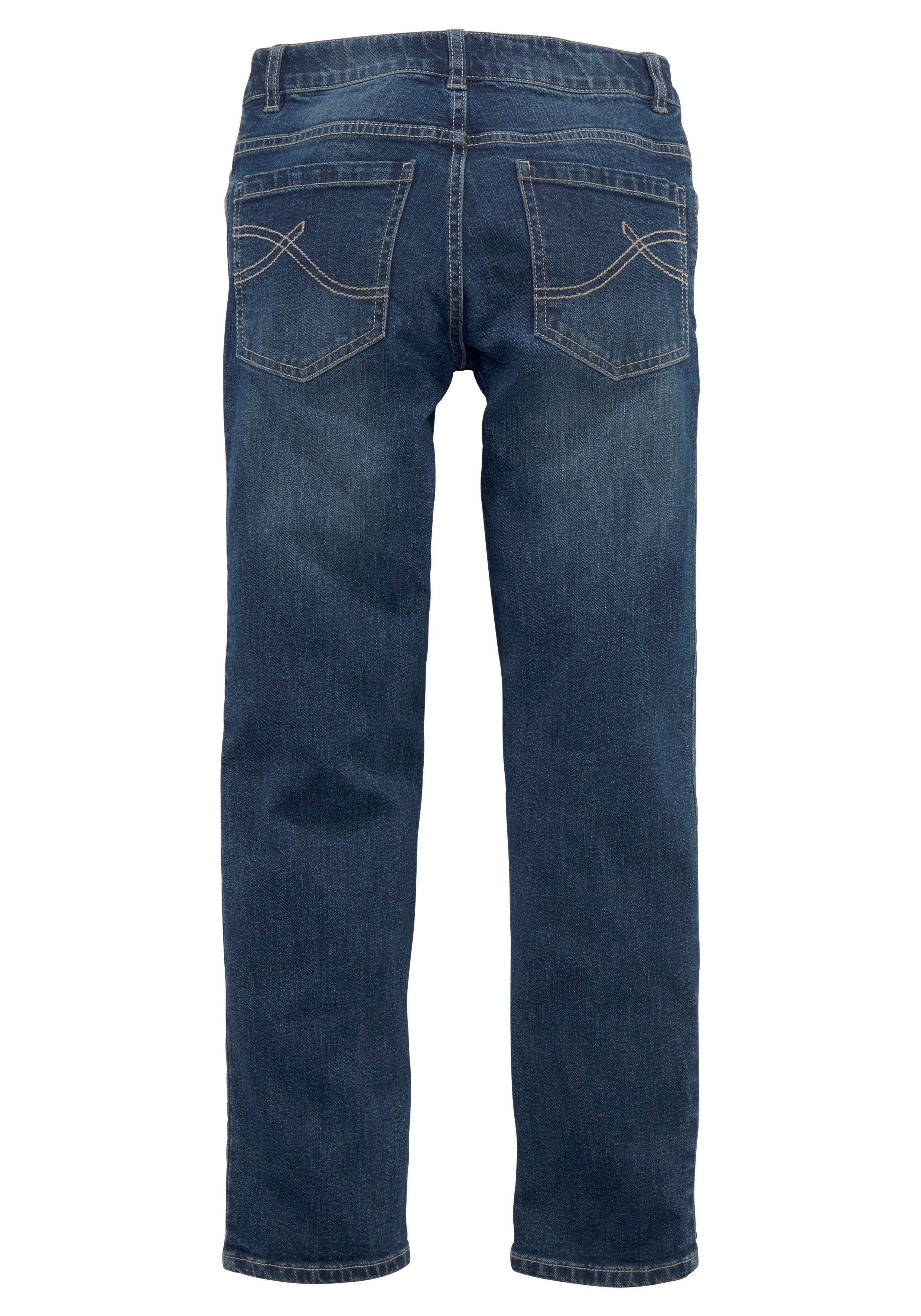 KIDSWORLD Stretch jeans Met smalle pijpen Regular fit, smalle pasvorm, met verstelbare elastiek