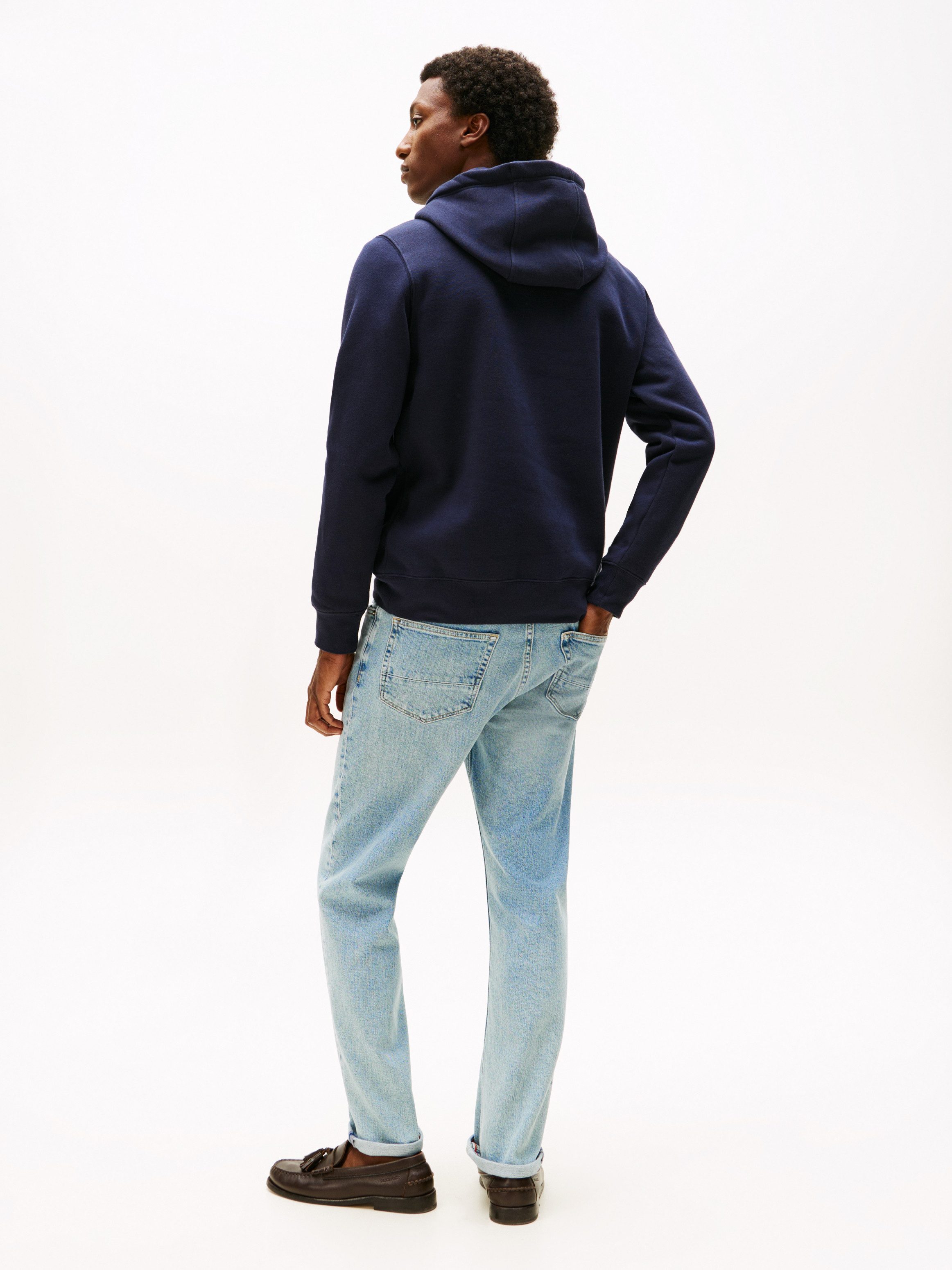 Tommy Hilfiger Hoodie HILFIGER CHEST INSERT HOODY met capuchon, kangoeroezak, logo-inscriptie