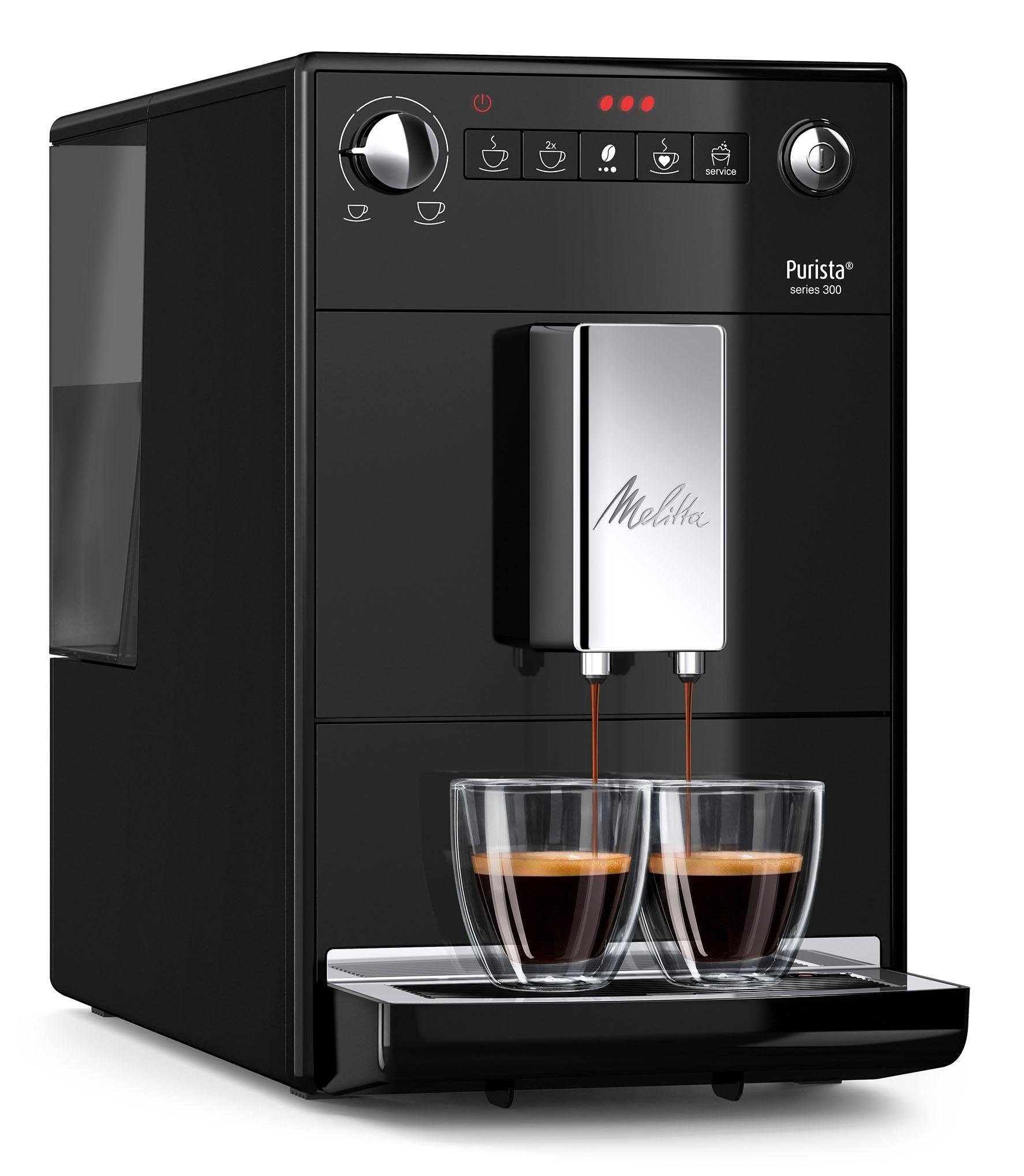 Melitta Volautomatisch koffiezetapparaat Purista® F230-102, zwart, Favoriete koffie-functie,...