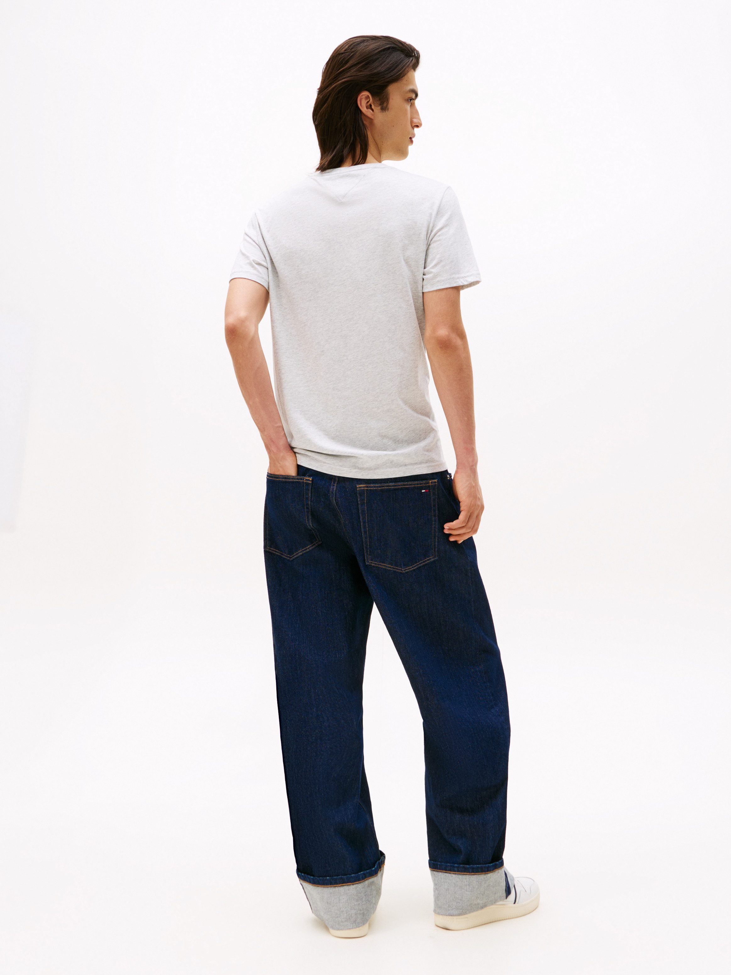 TOMMY JEANS T-shirt TJM XSLIM JASPE HTR TEE EXT