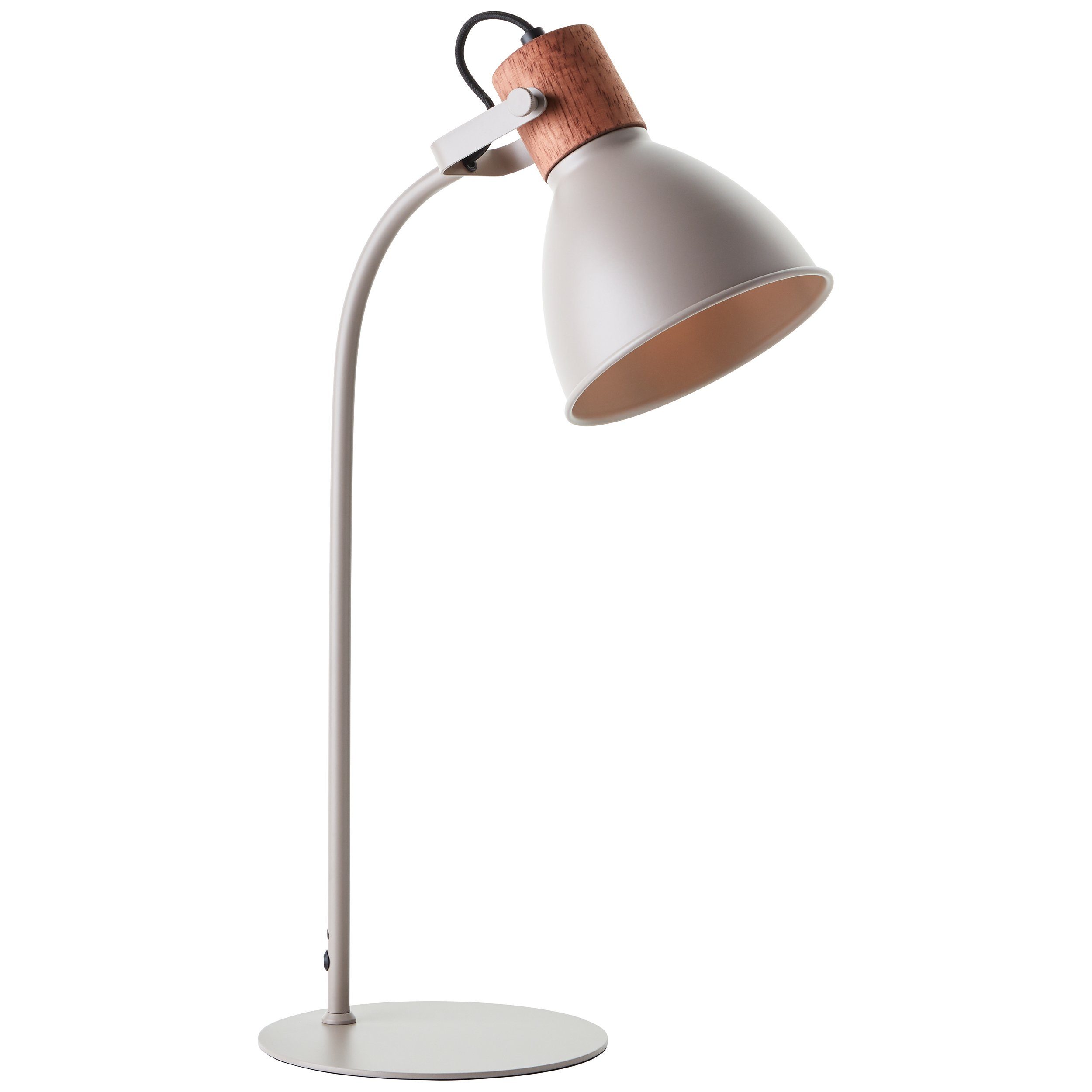 Brilliant Leuchten Tafellamp Erena Hoogte 52 cm, E27, metaal/hout
