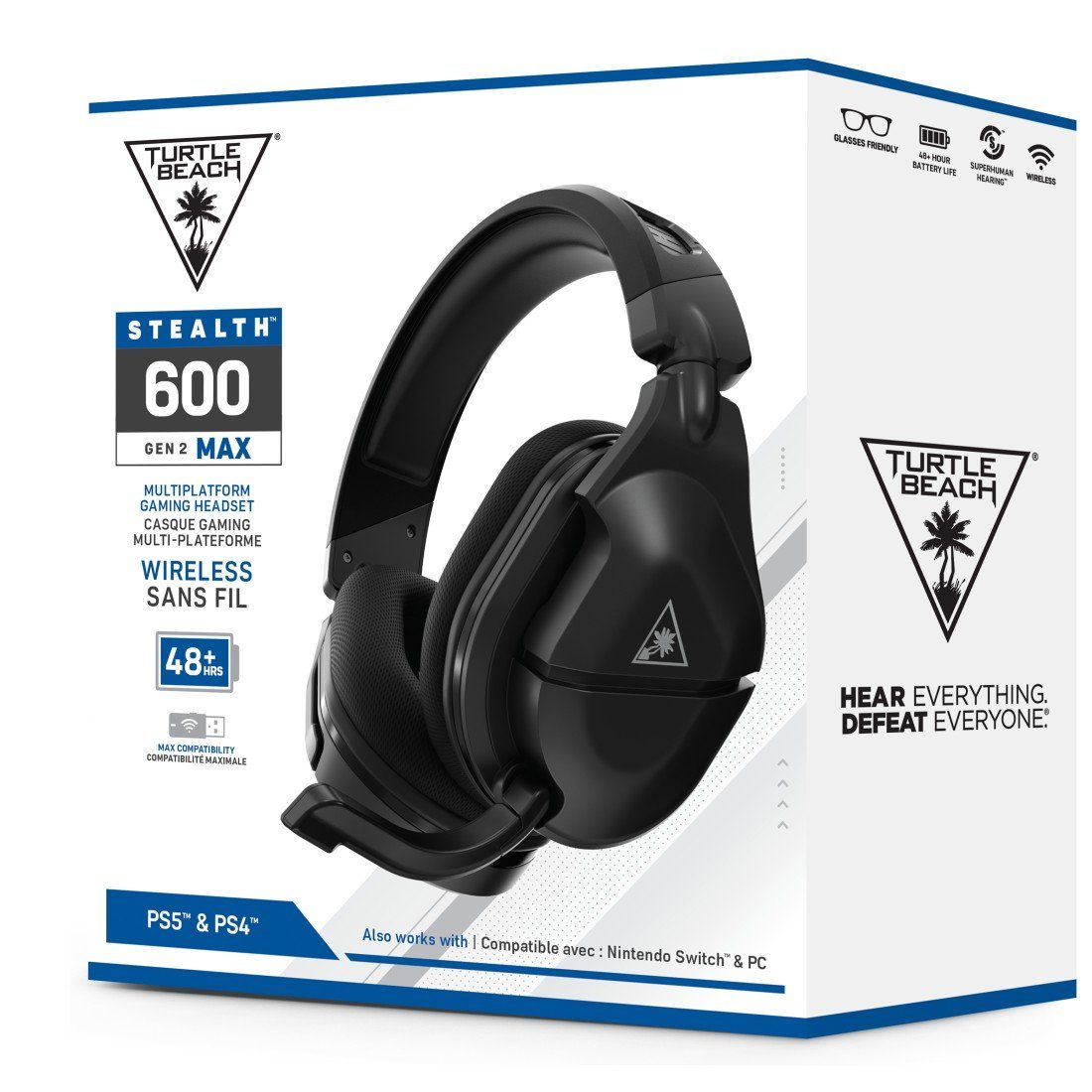 Turtle Beach Gaming-headset Stealth 600P GEN 2 MAX, voor PS, Zwart