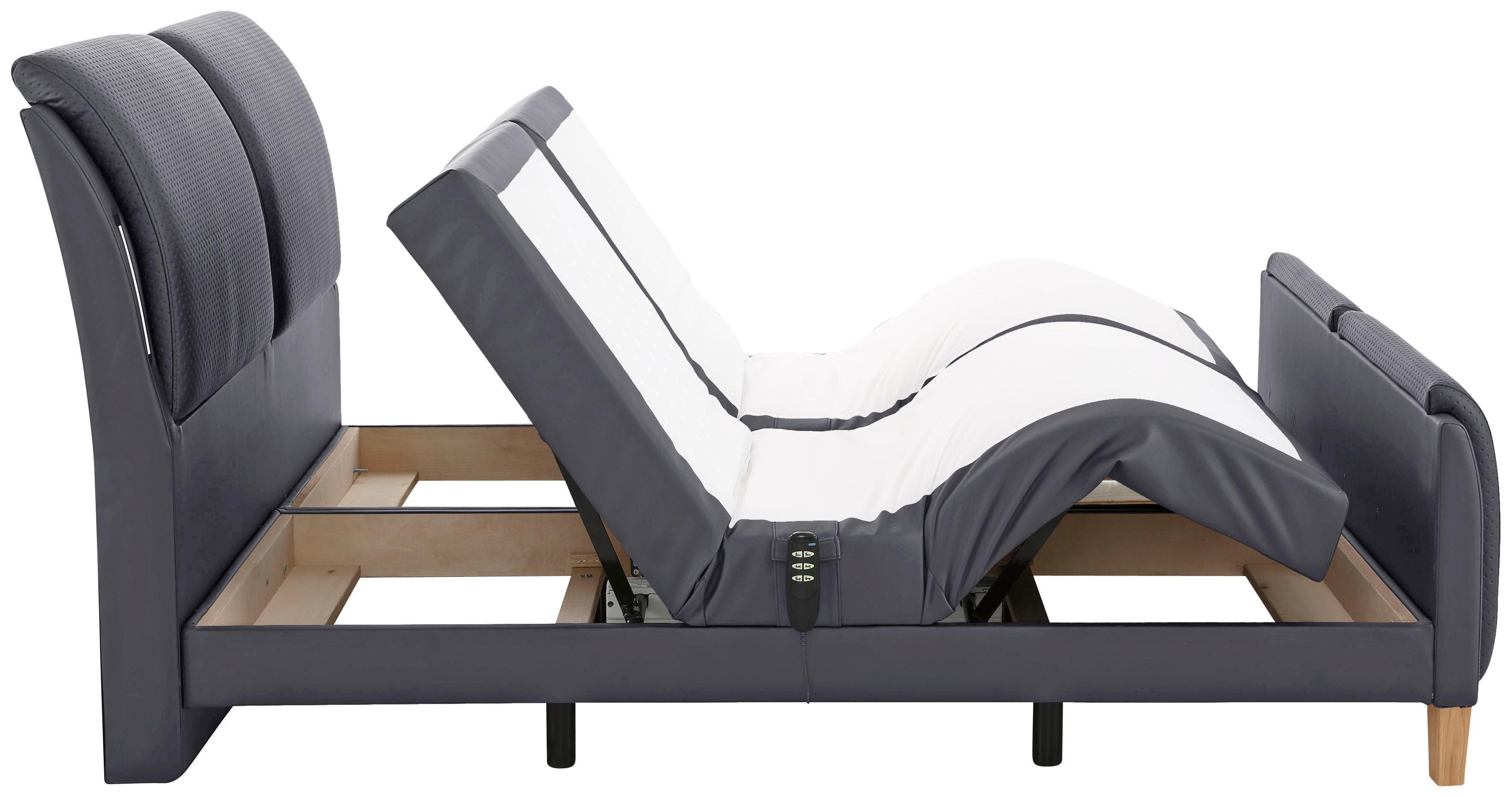 Home affaire Boxspring Messina2 Ligcomfort elektrisch verstelbaar