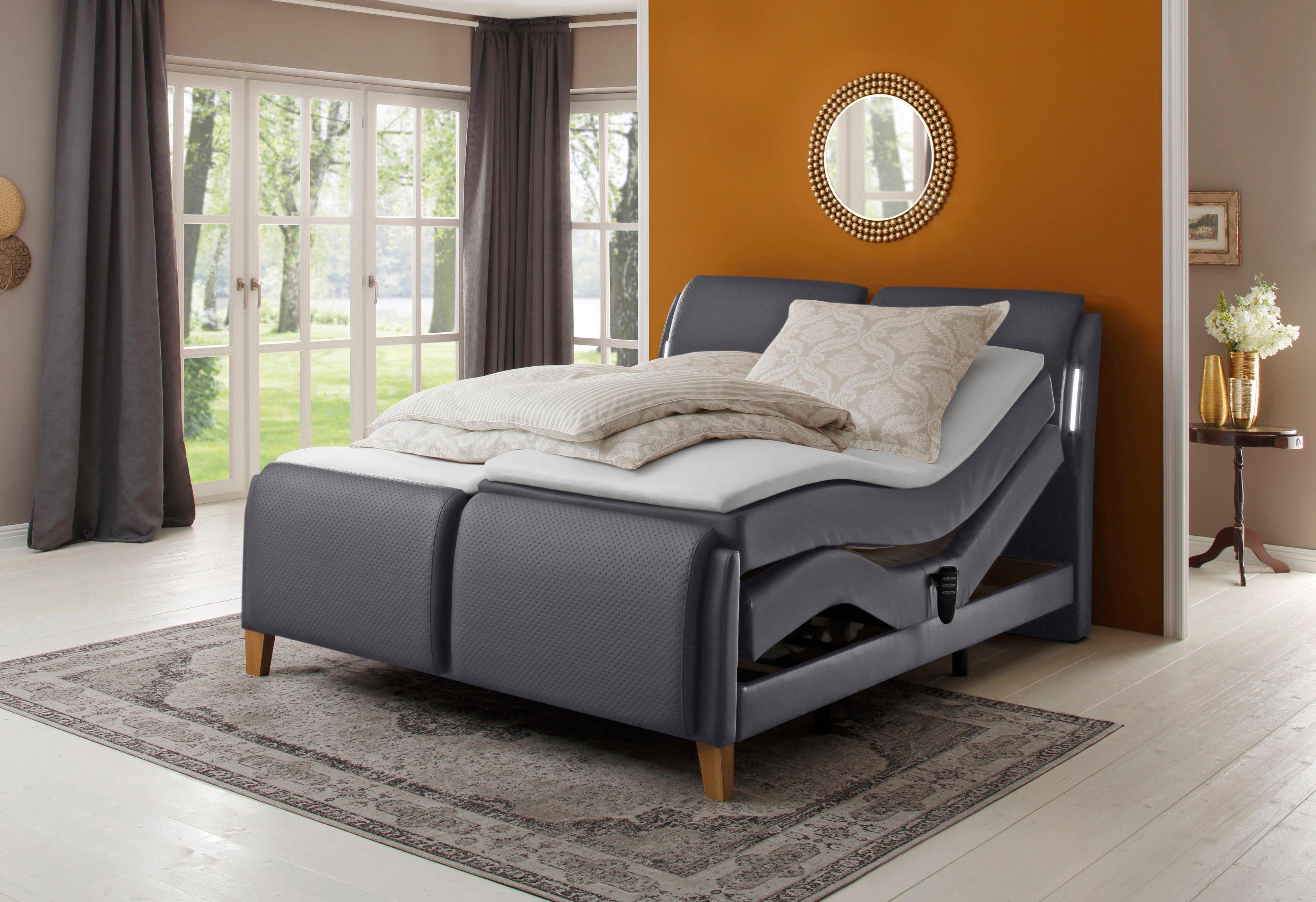 Home affaire Boxspring Messina2 Ligcomfort elektrisch verstelbaar