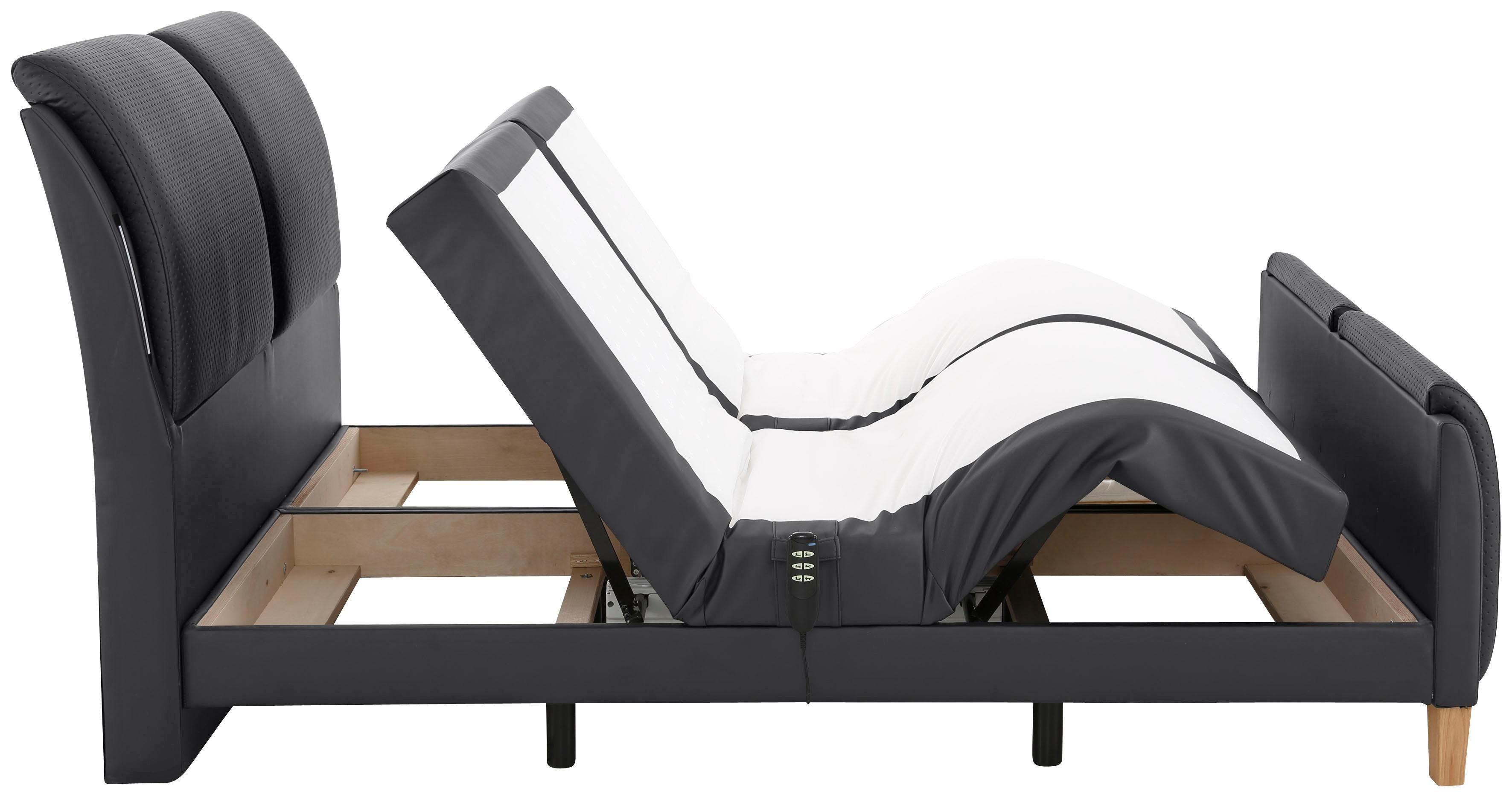 Home affaire Boxspring Messina2 Ligcomfort elektrisch verstelbaar