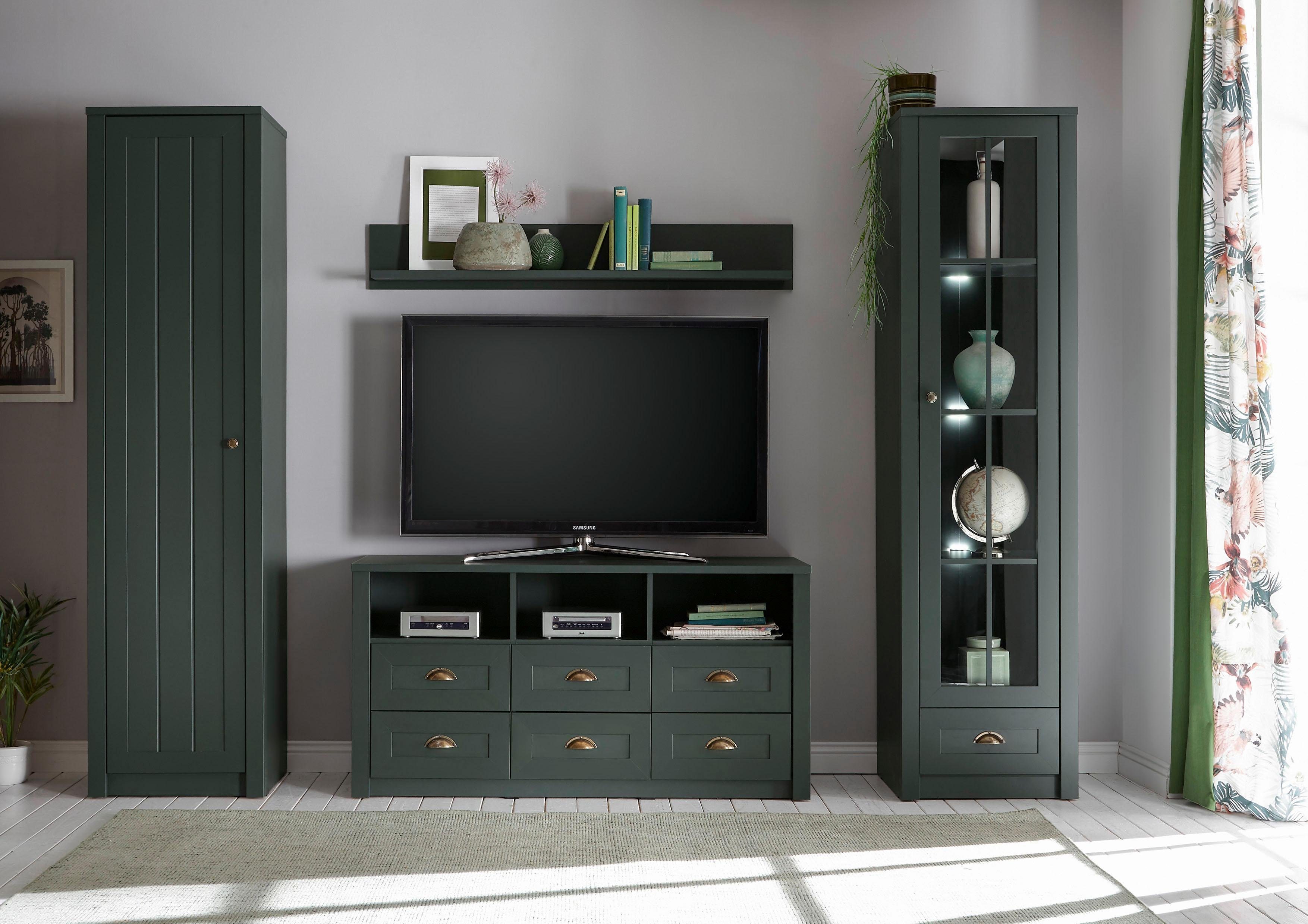 Home affaire Wandmeubel ASCOT elegant freeswerk op de fronten, totale breedte van het wandmeubel 270 cm