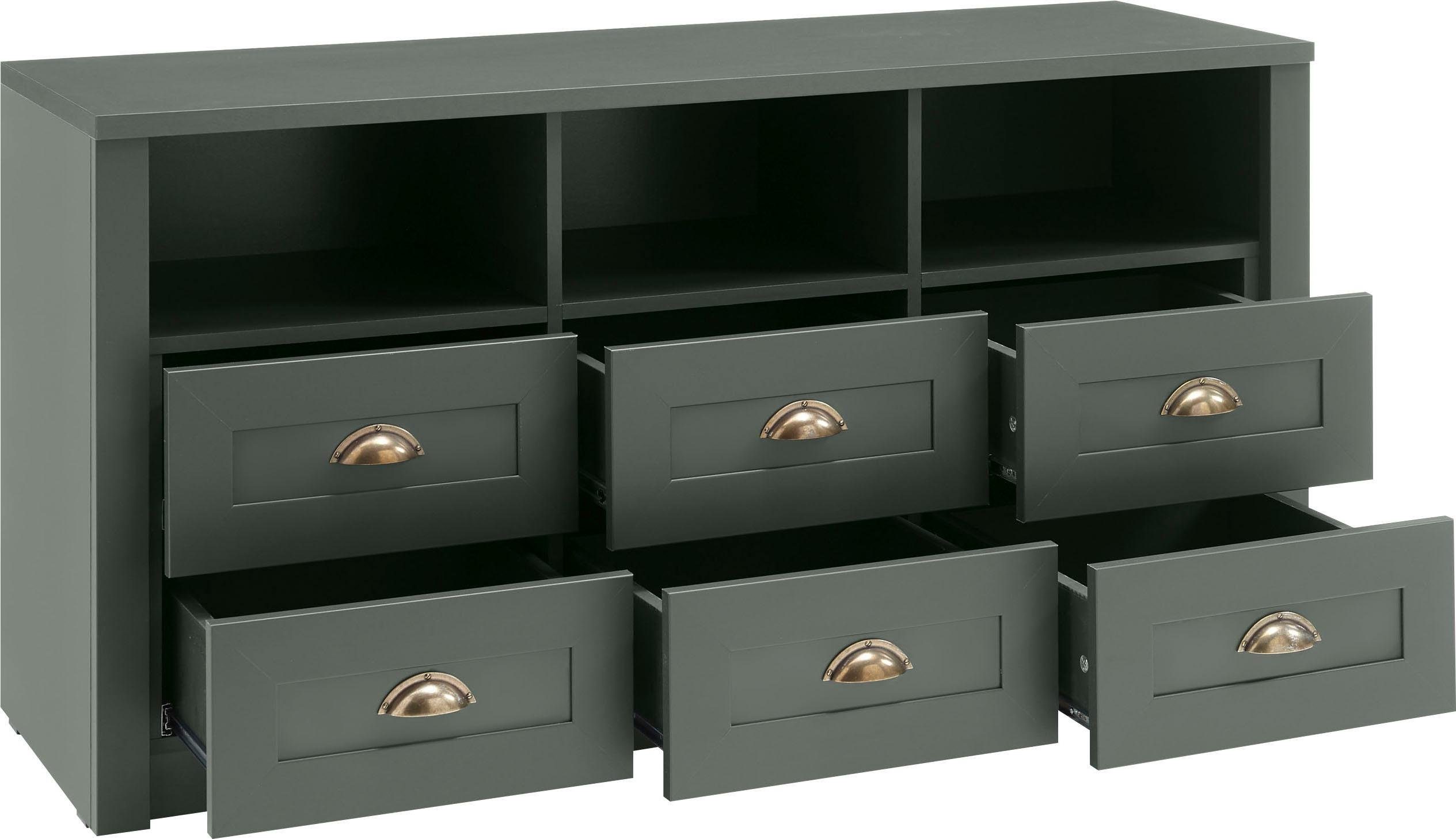 Home affaire Tv-meubel ASCOT Breedte 130 cm