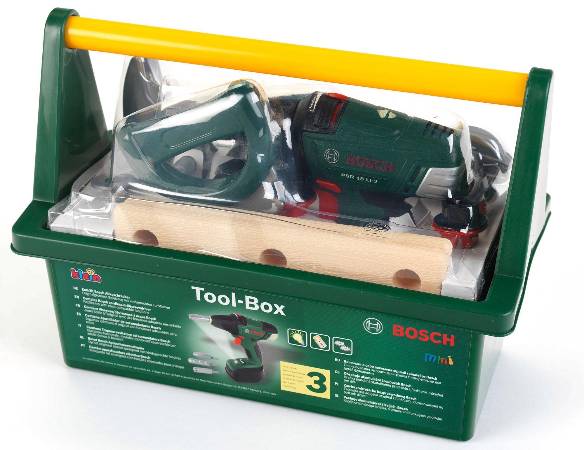 Klein Speelgoed-gereedschapskoffer Bosch gereedschapsbox