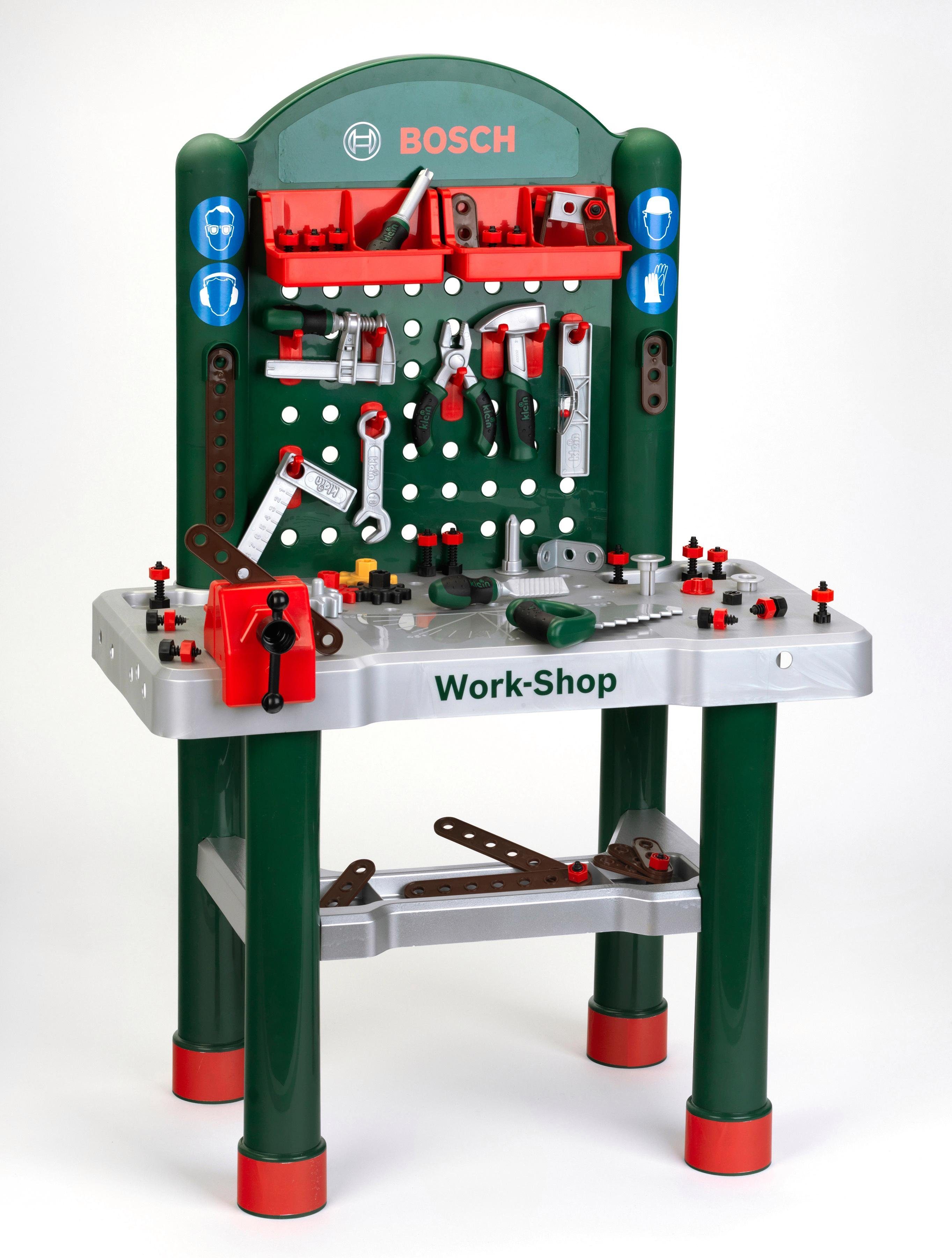 Klein Speelgoedwerkbank Bosch Workshop Made in Germany