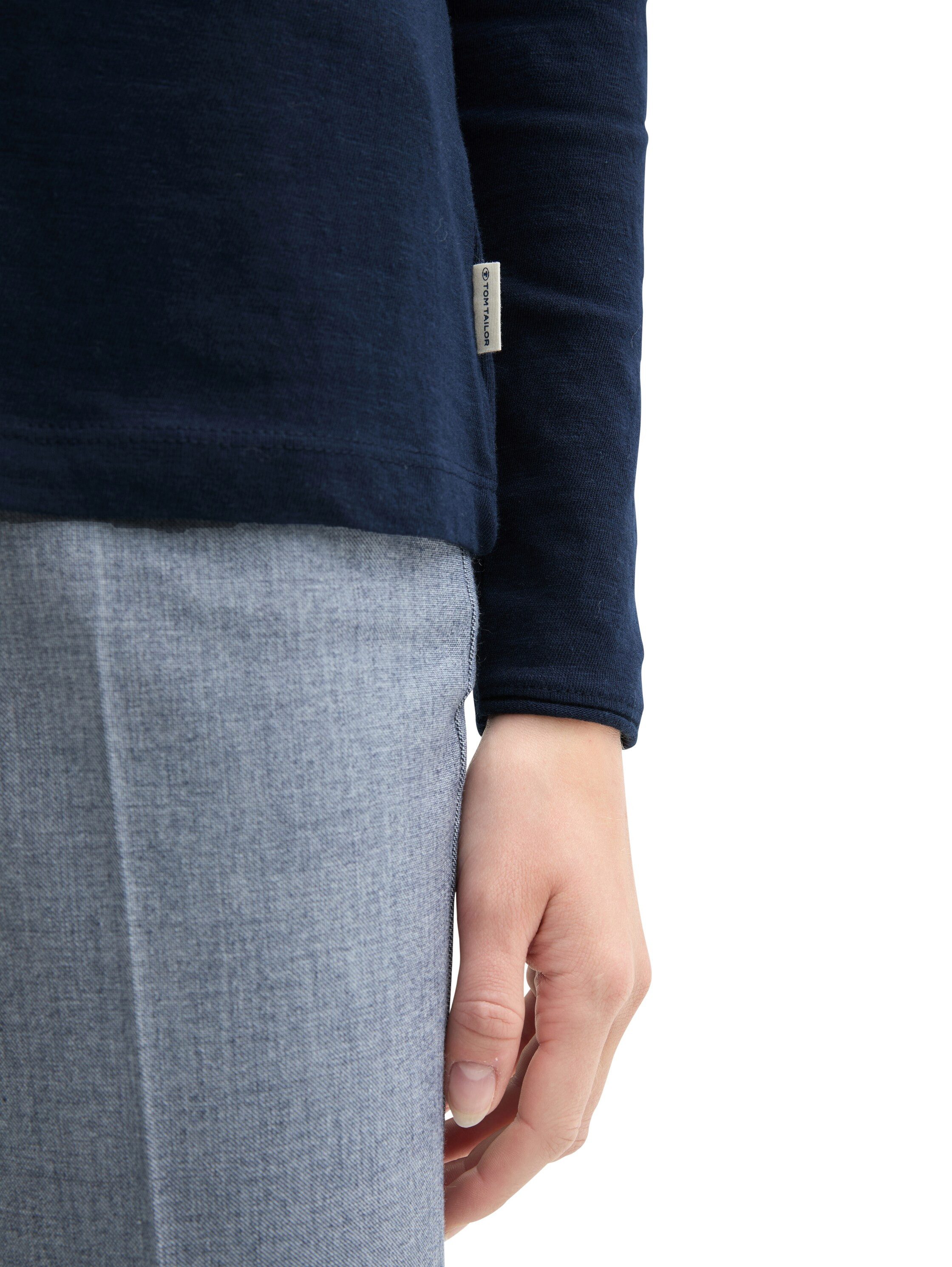 Tom Tailor Shirt met lange mouwen met boothals