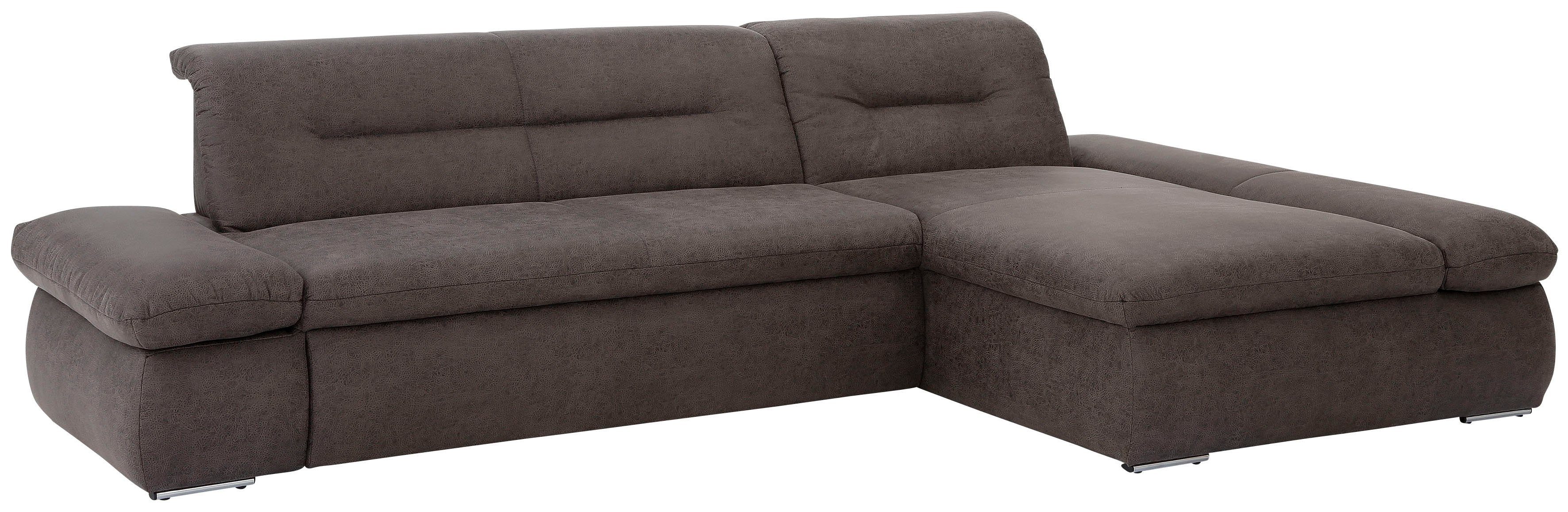 INOSIGN Hoekbank Avesa L-vorm Naar keuze met armleuningverstelling en slaapfunctie, bxdxh: 300x172x80cm