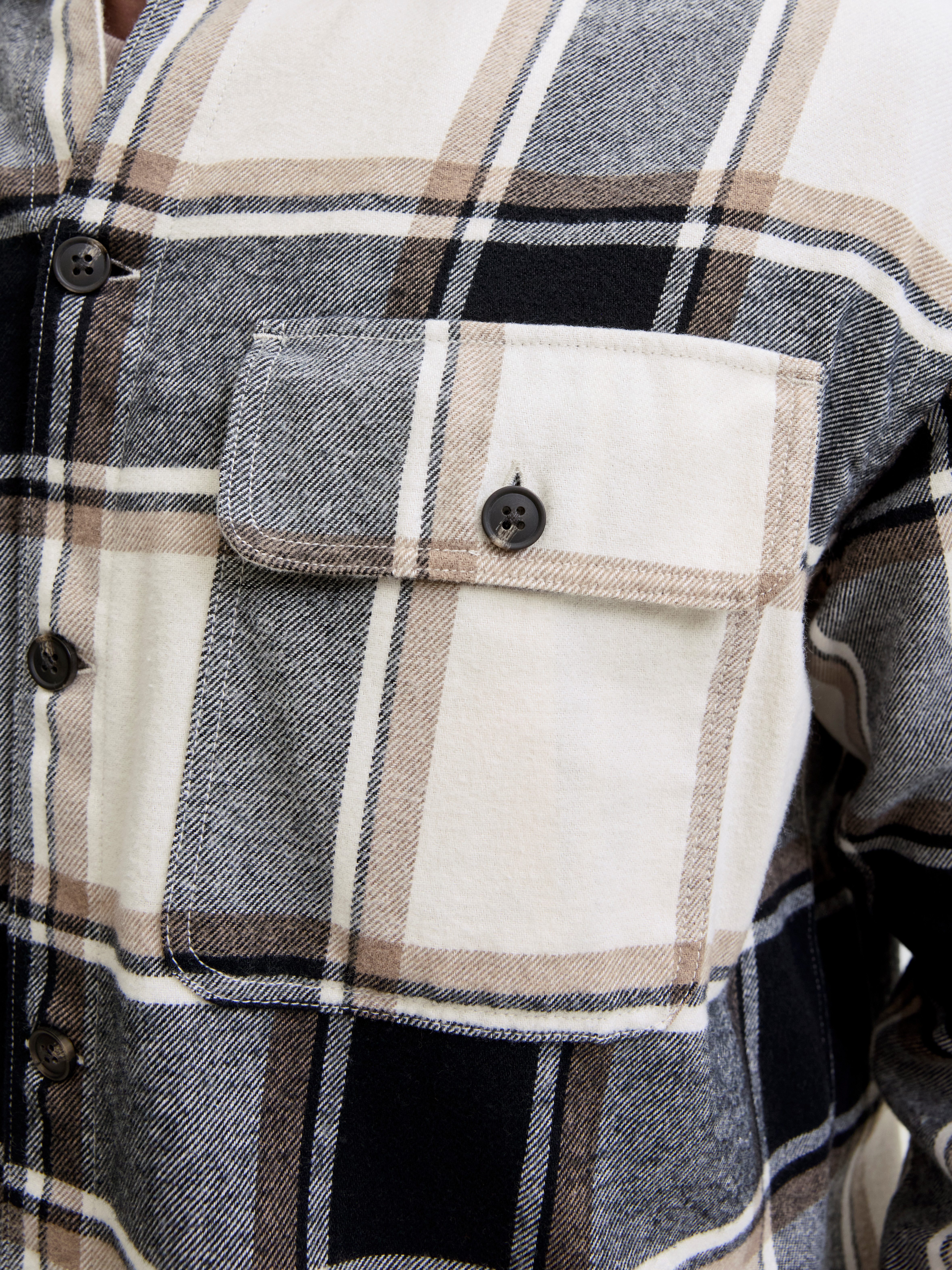 Jack & Jones PlusSize Overhemd met lange mouwen JJECHARGE OVERSHIRT LS SN PLS