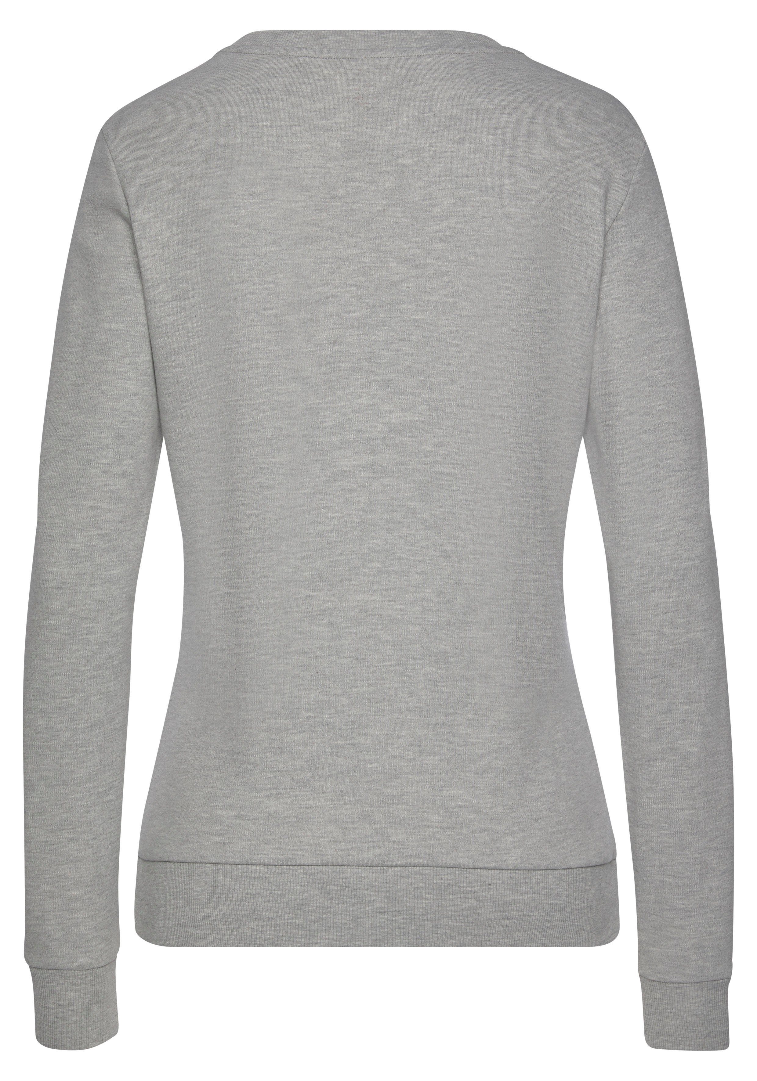 Bench. Loungewear Sweatshirt Loungeshirt met geborduurd logo, loungewear