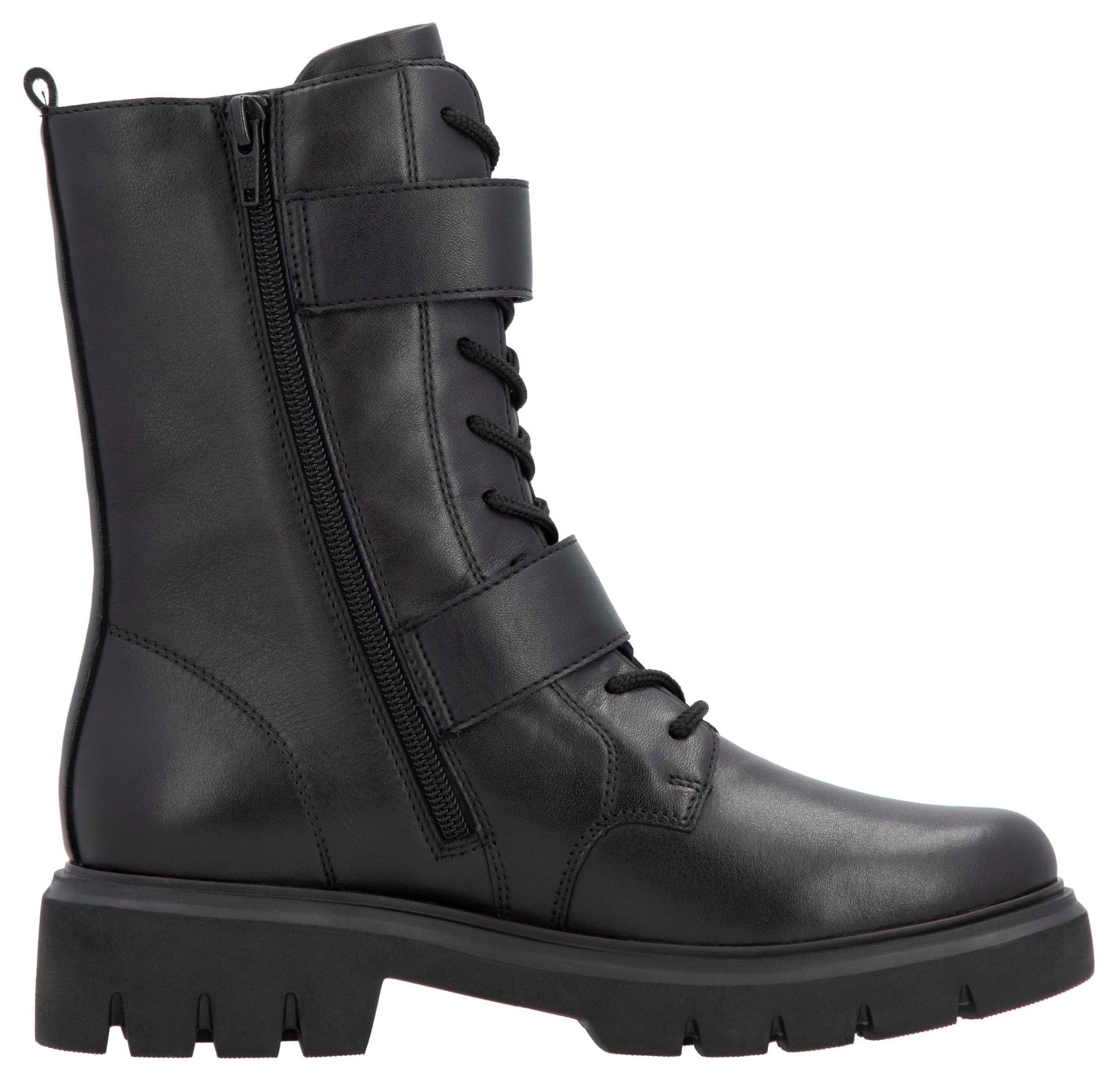 Remonte Veterlaarsjes blokhak, herfstmode, veterschoenen met binnenrits
