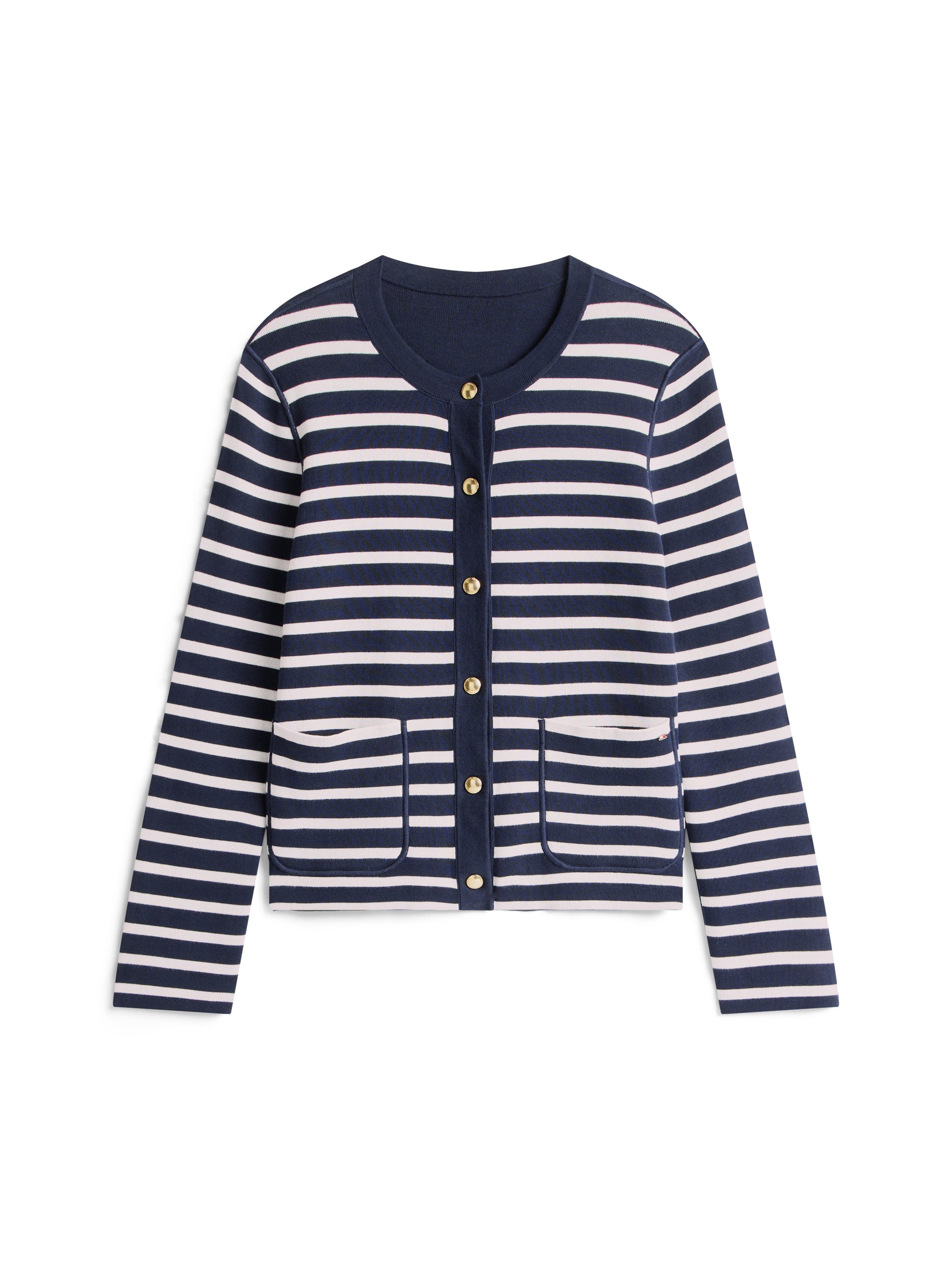 Tommy Hilfiger Vest CO JERSEY STCH REVERSIBLE CARDI