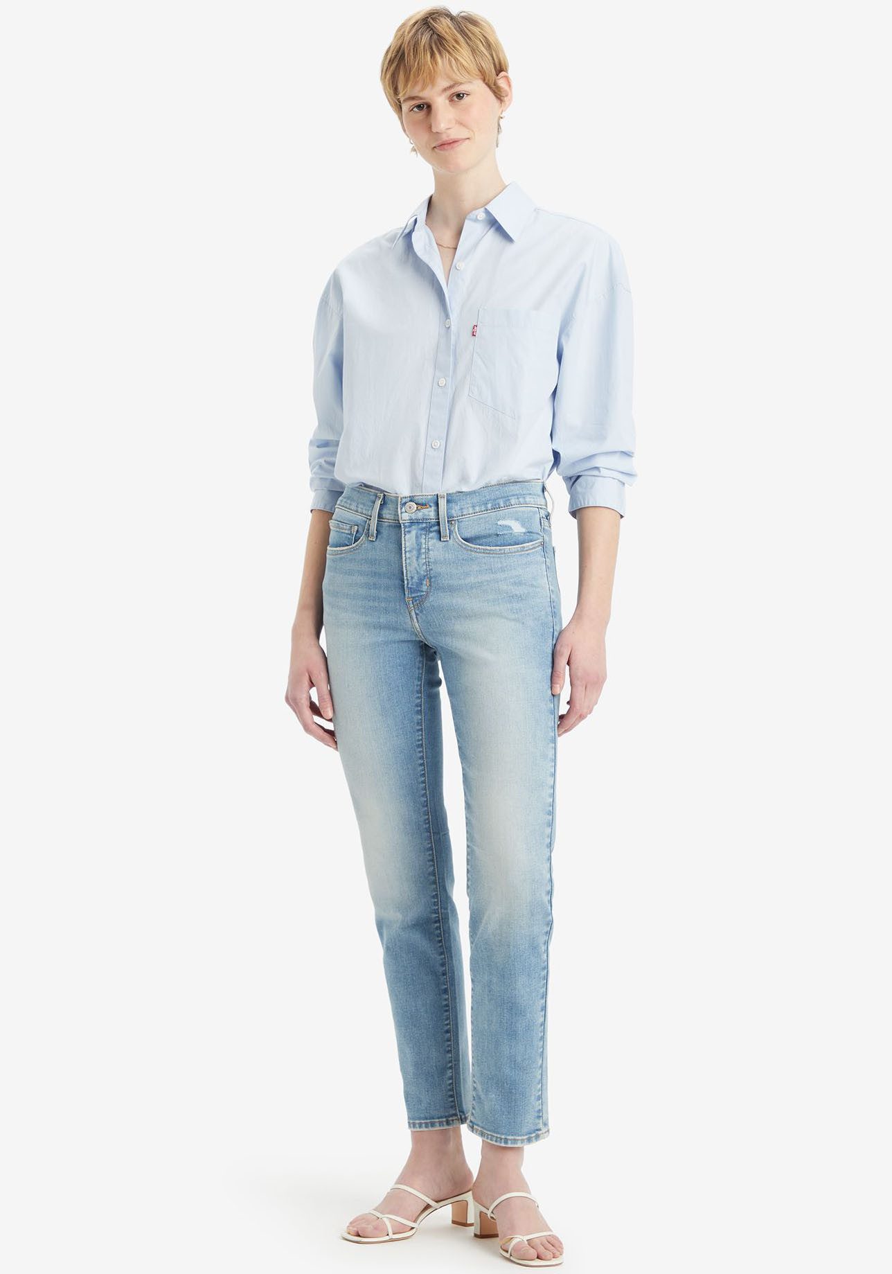 Levi's Skinny jeans 312 Shaping Slim Smal shaping slim model dames skinny jeans maat 32 blauw