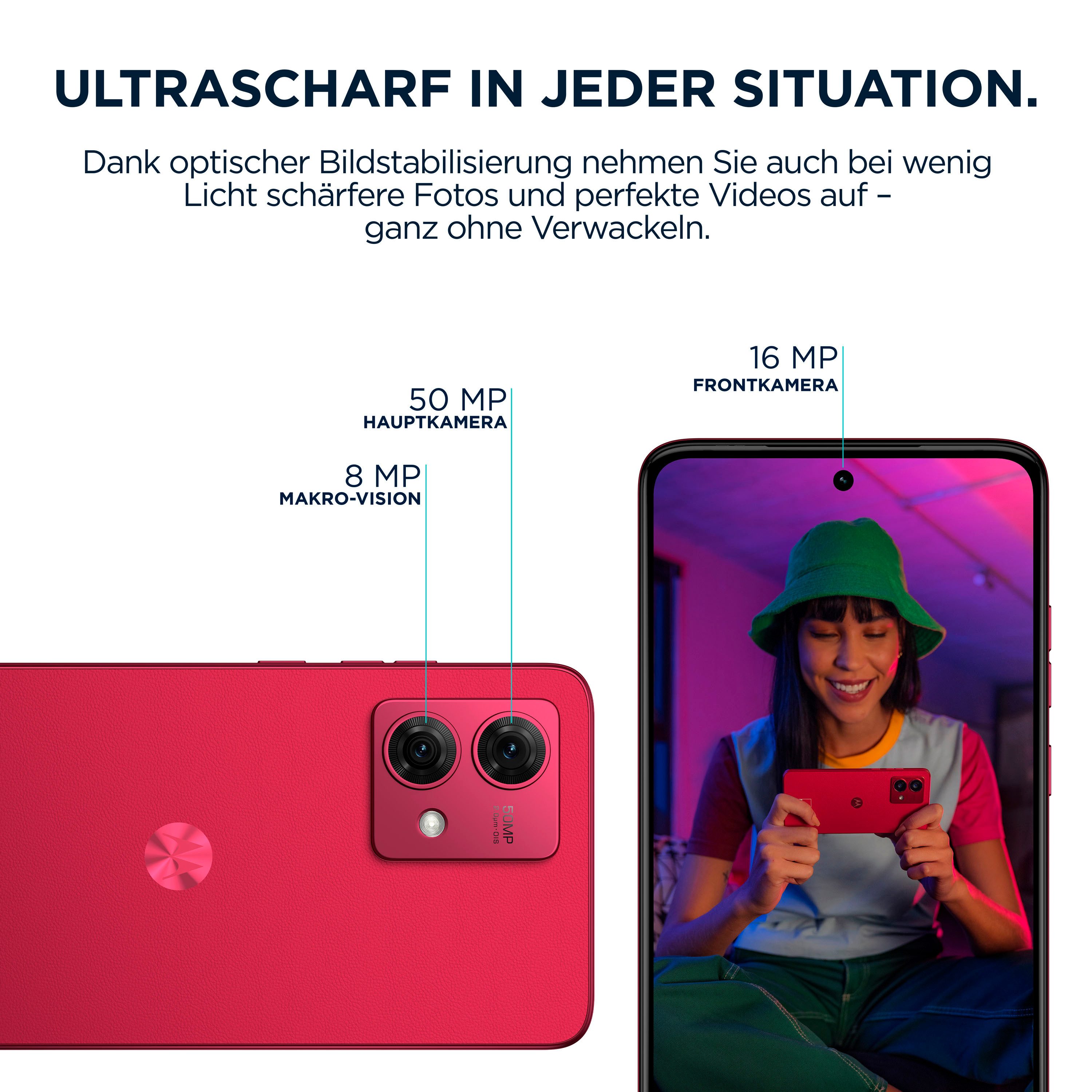 Motorola Smartphone Moto g84 5G, 256 GB, 2 sleuven voor sim/geheugen of sim/sim