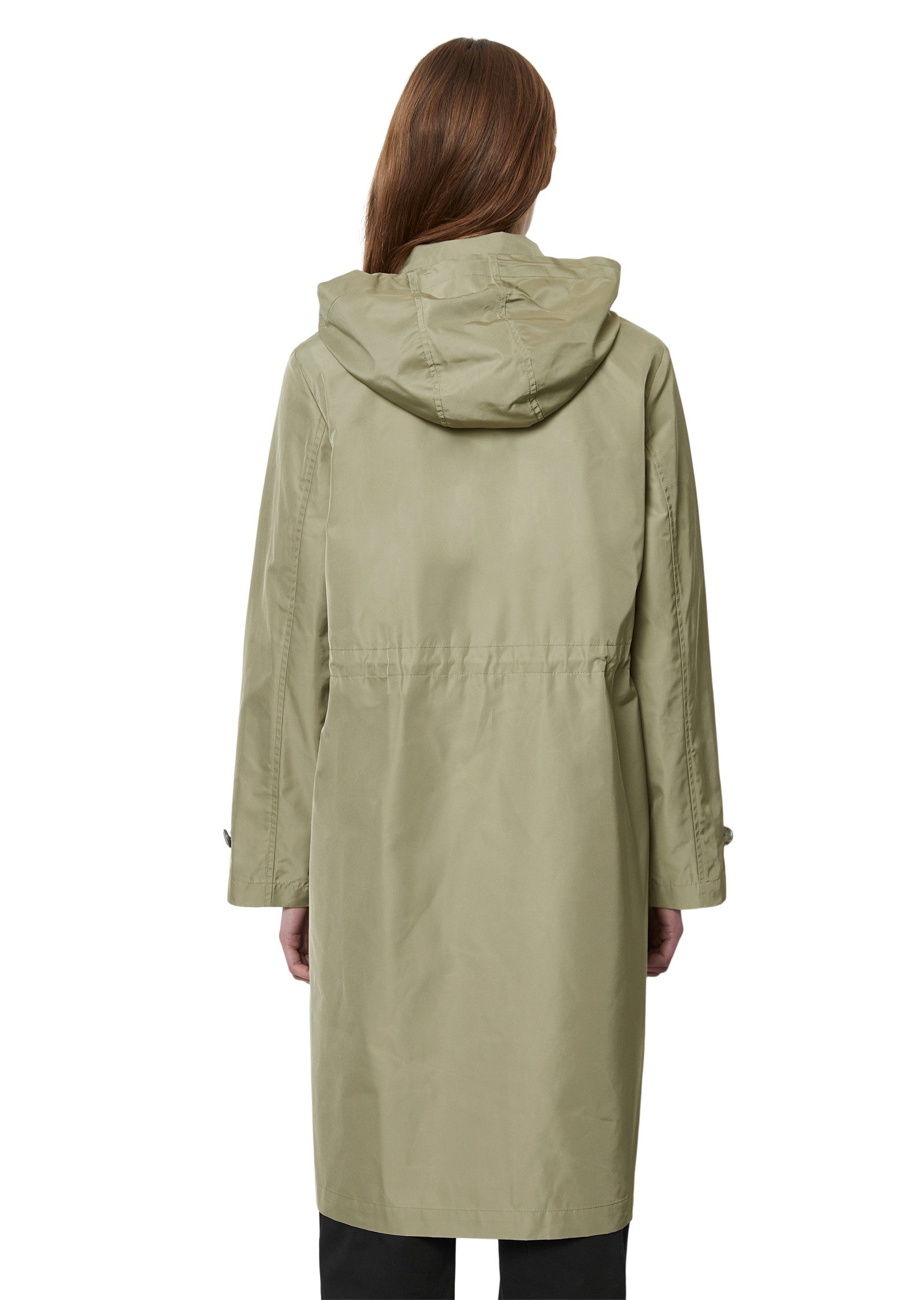 Marc O'Polo Trenchcoat In een losse fit en lichte A-vorm