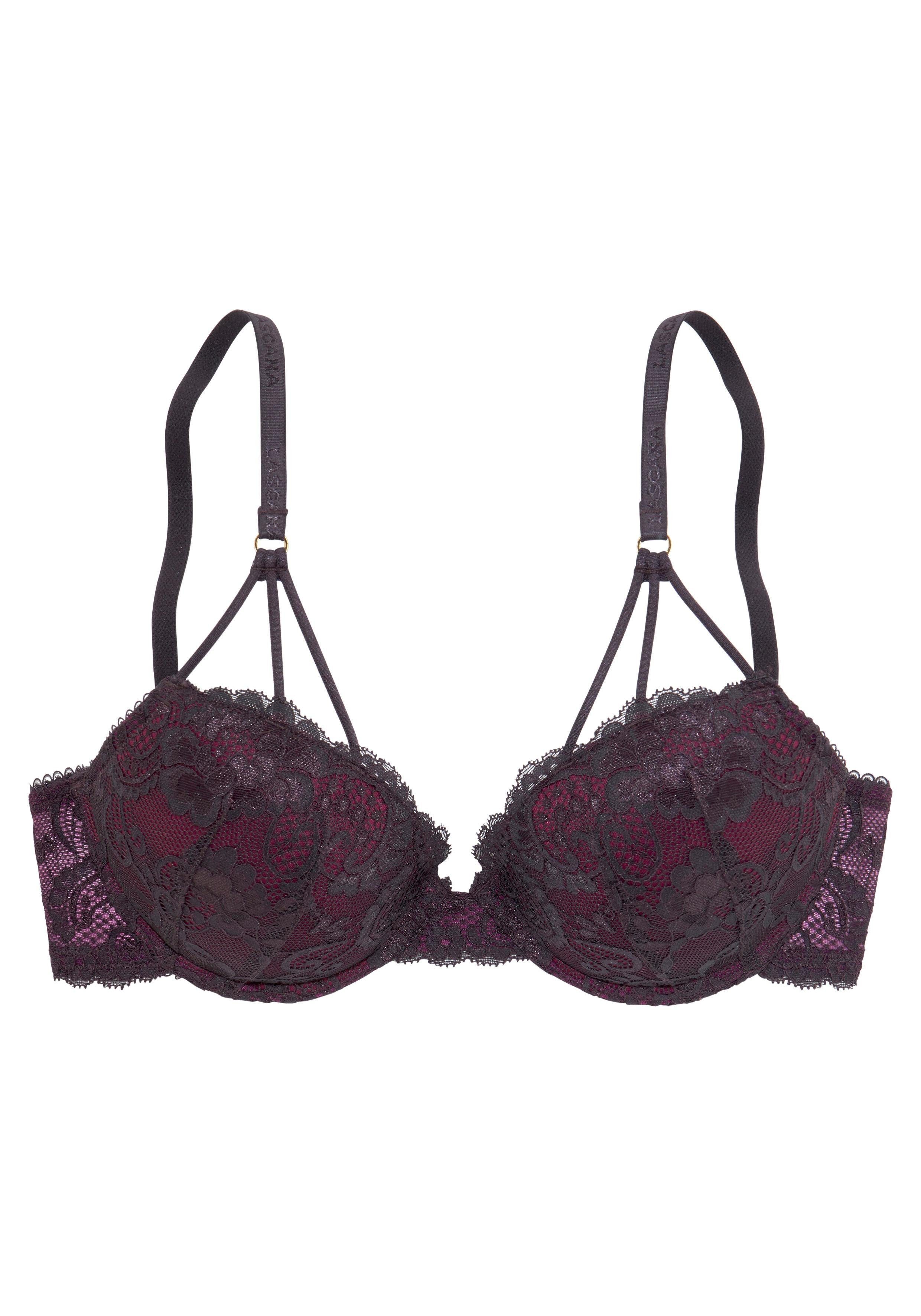 Lascana Push-up-bh met decoratieve bandjes, sexy dessous