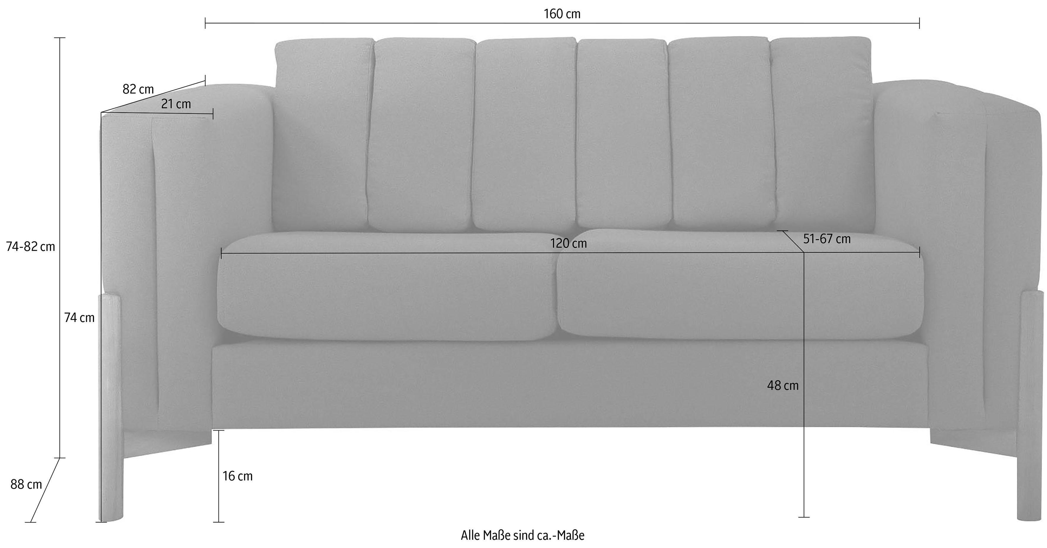 Home affaire 2-zitsbank Haki
