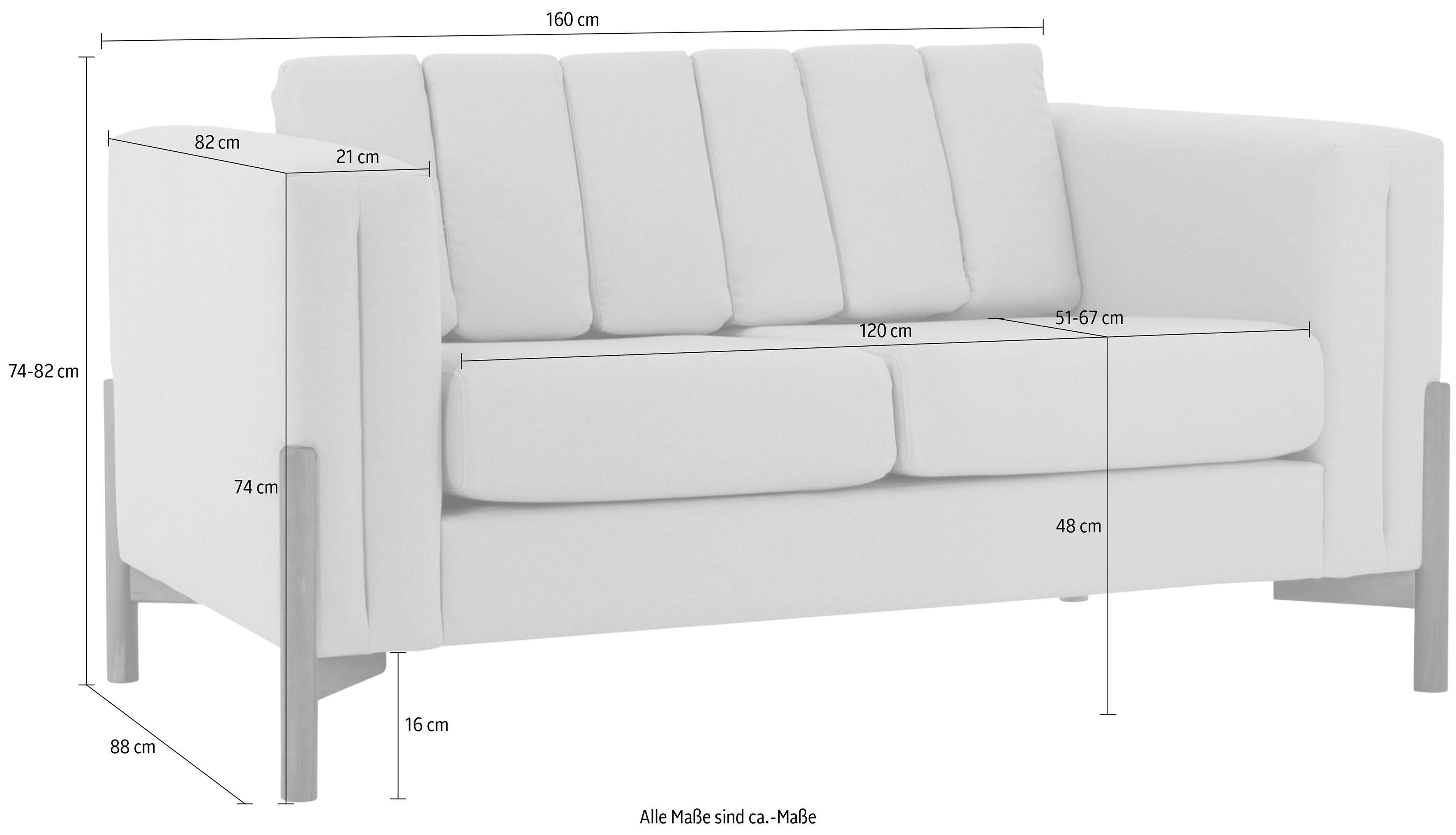 Home affaire 2-zitsbank Haki
