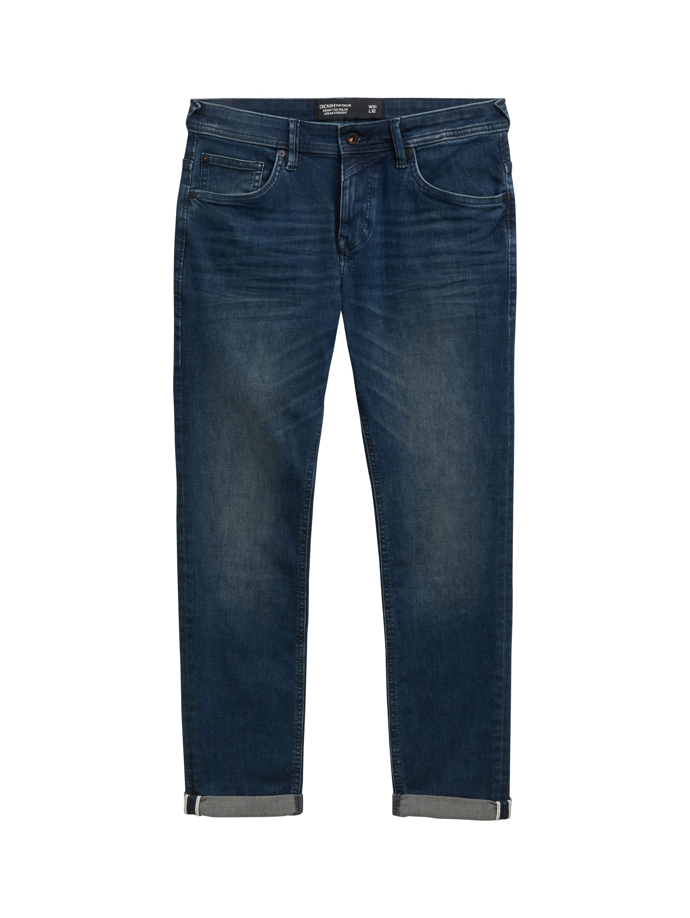 Tom Tailor Denim Straight jeans AEDAN in klassieke 5-pocketsstijl