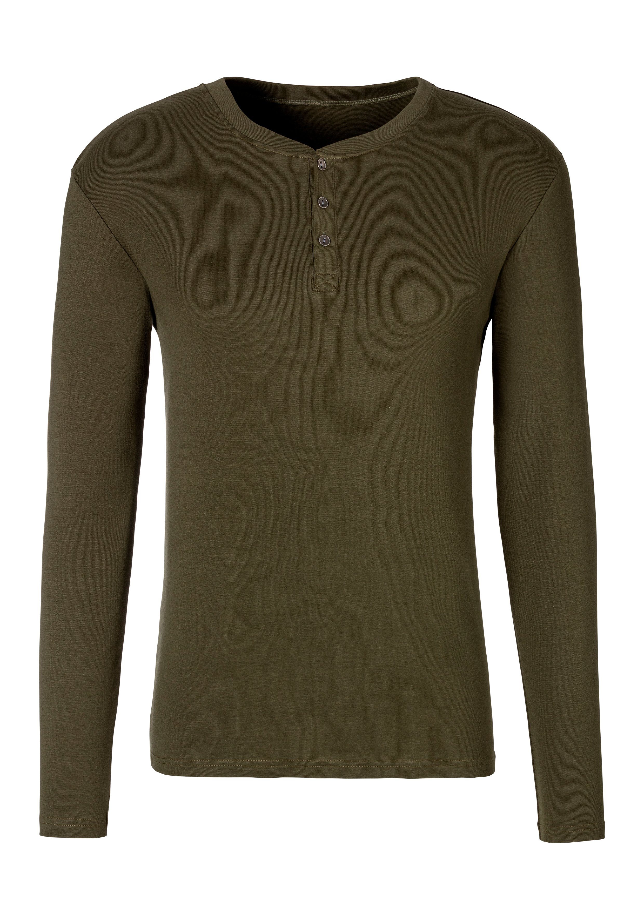 H.I.S Shirt met lange mouwen met luxueuze knoopsluiting