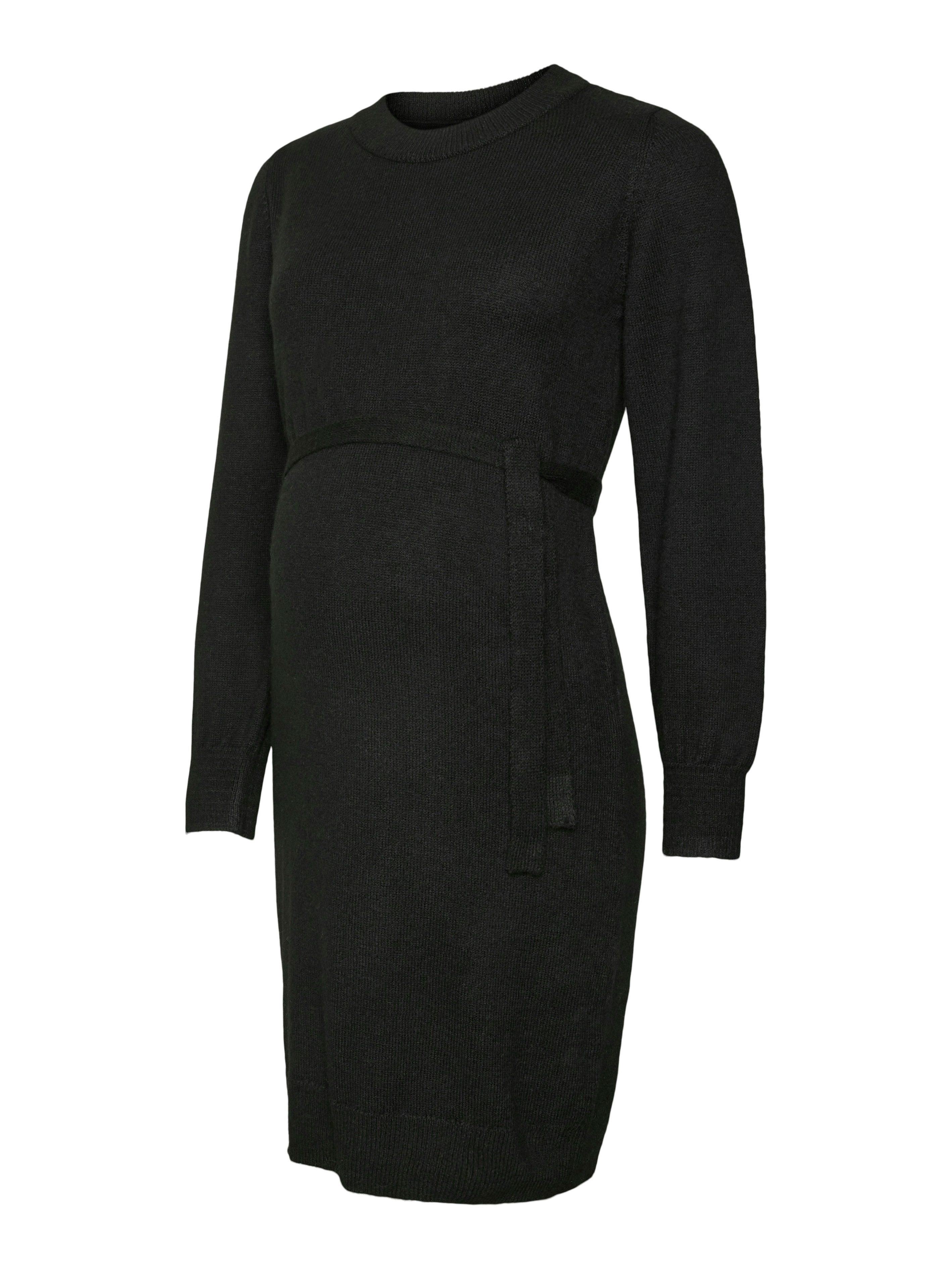Mamalicious Positiejurk MLNEWANNE L/S ABK KNIT DRESS A. NOOS