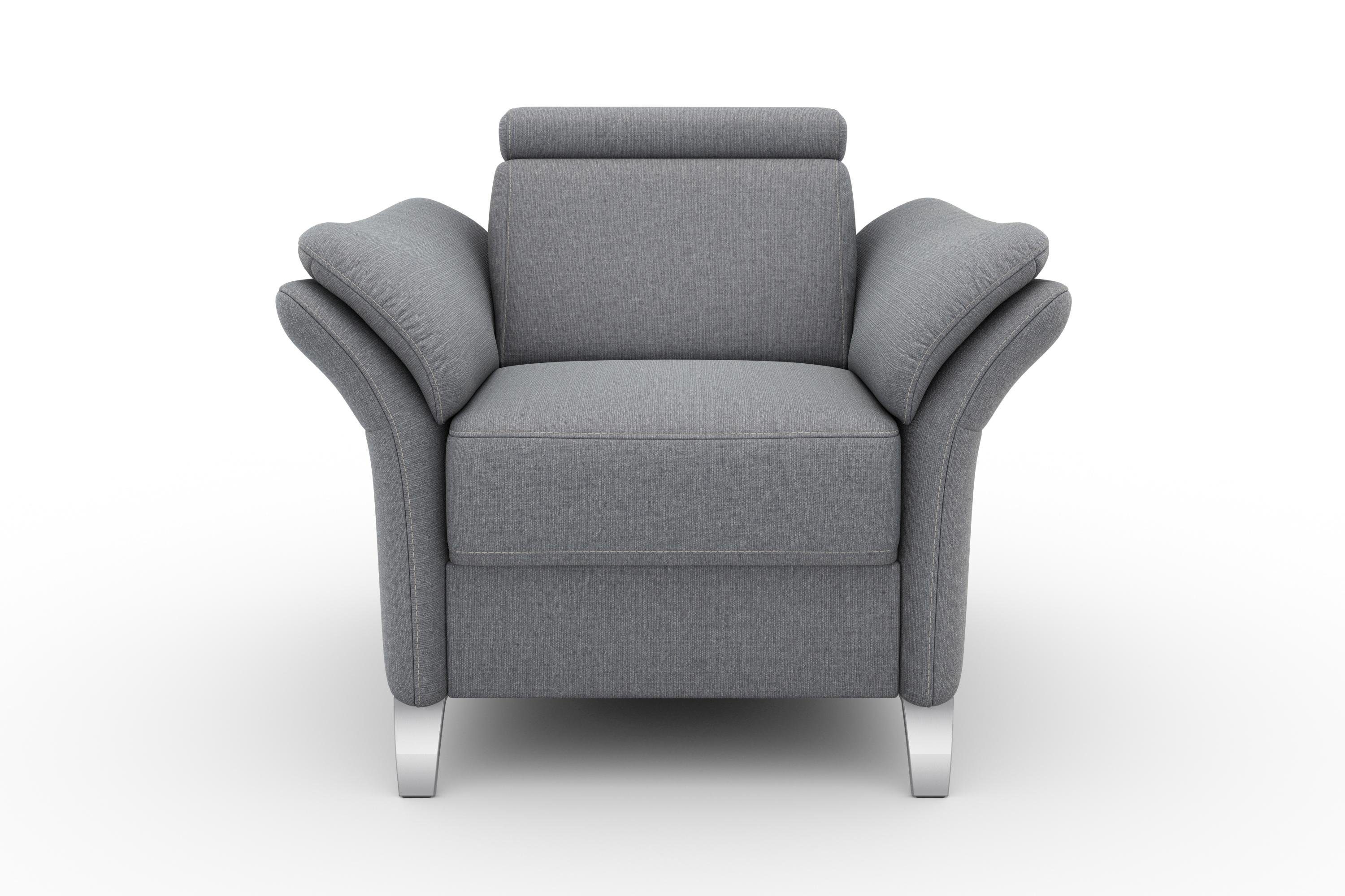 sit&more Fauteuil Vincenzo inclusief verstelbaar hoofdeind