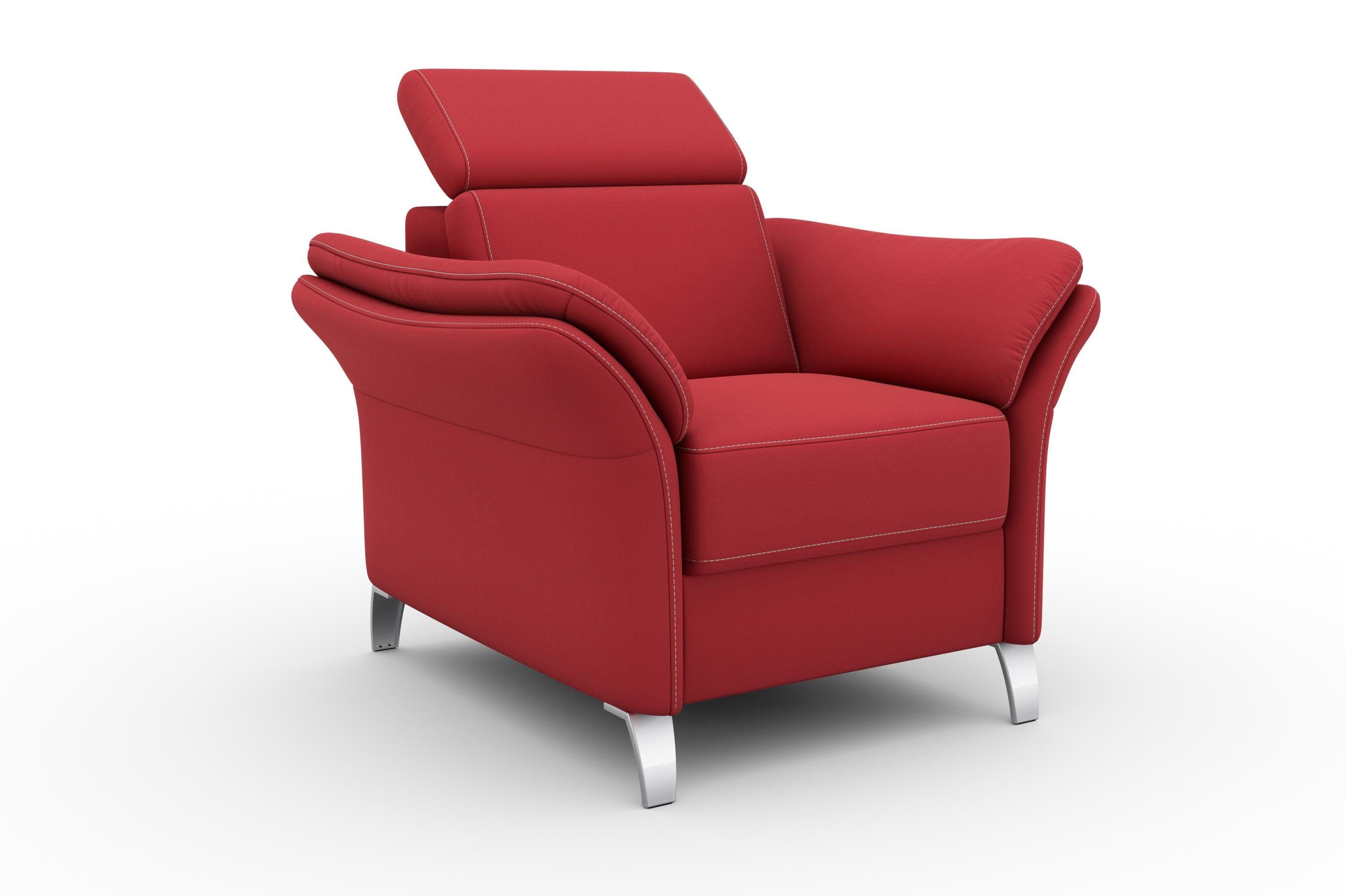 sit&more Fauteuil Vincenzo inclusief verstelbaar hoofdeind