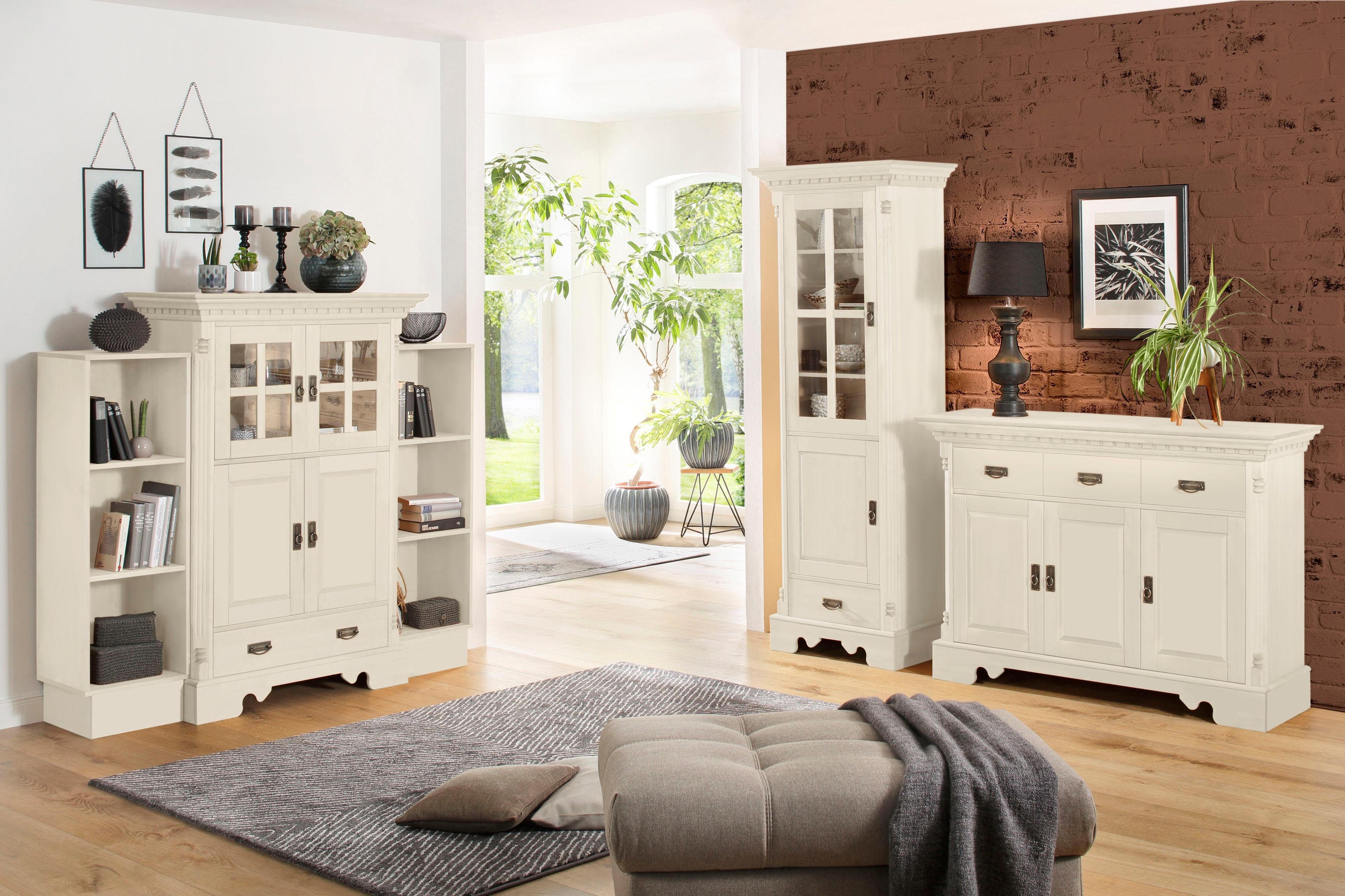 Home affaire Highboard Milan Vitrine, breedte 102 cm