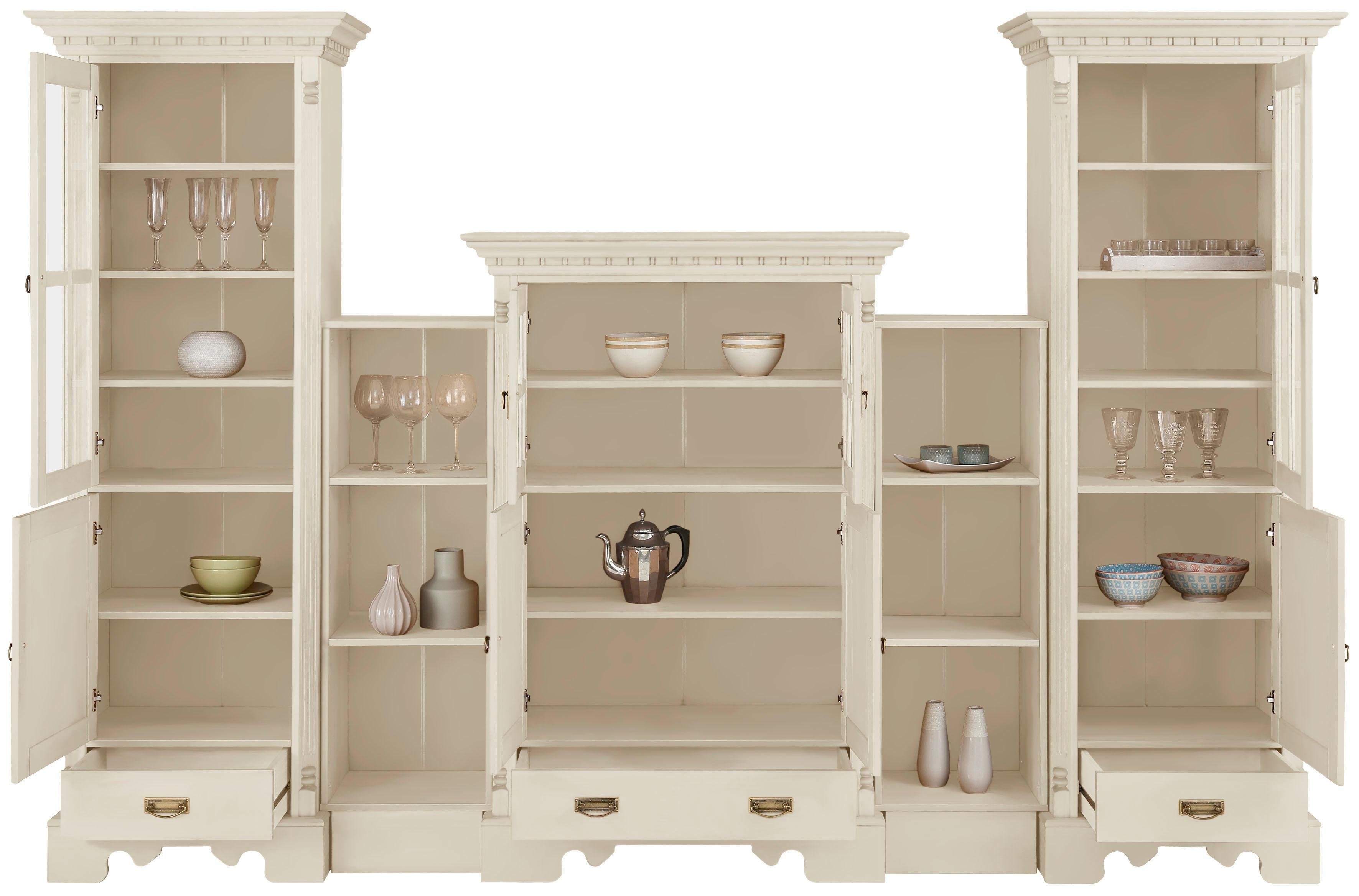 Home affaire Wandmeubel Milan van massief grenen, fsc®-gecertificeerd (5-delig)