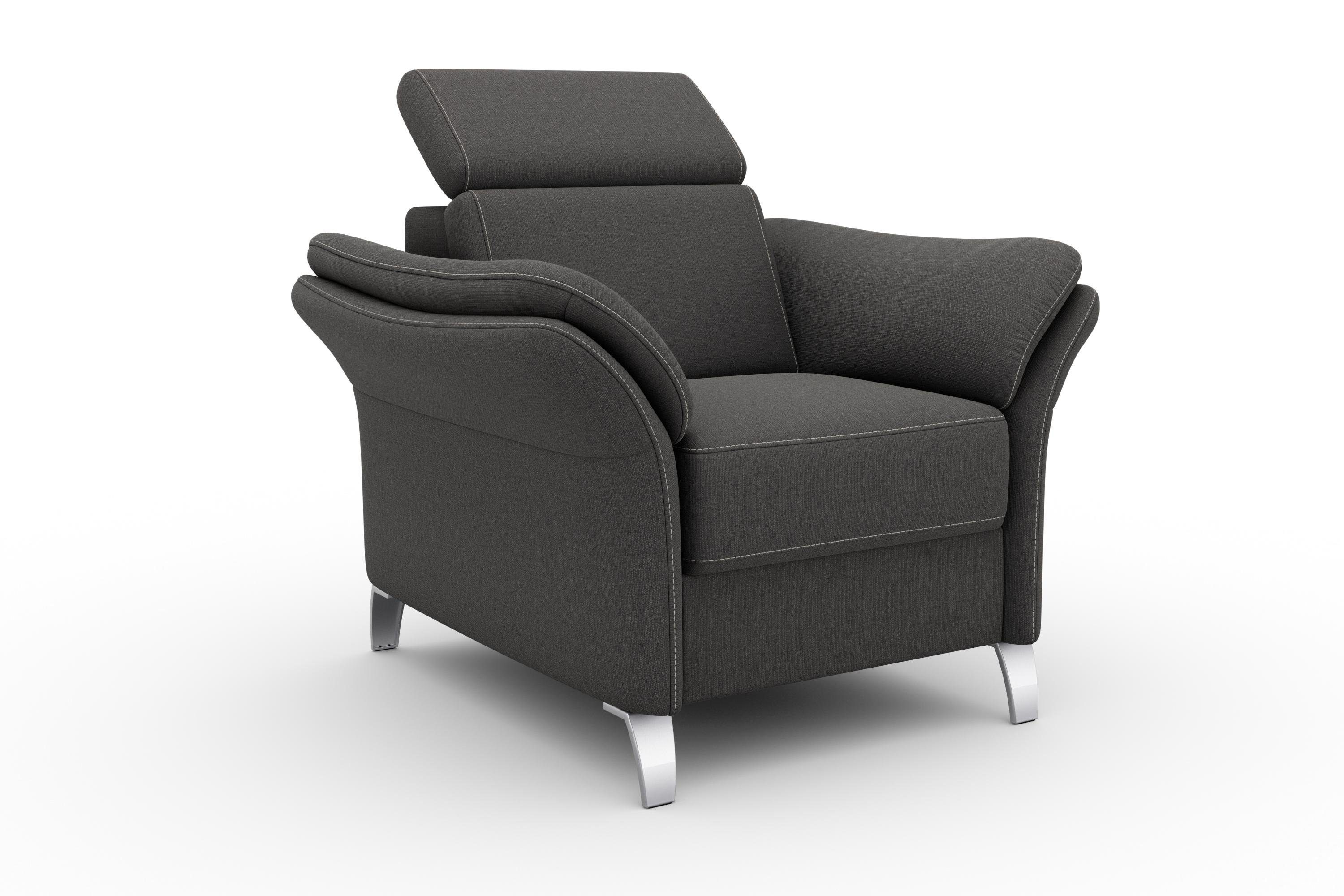 sit&more Fauteuil Vincenzo inclusief verstelbaar hoofdeind