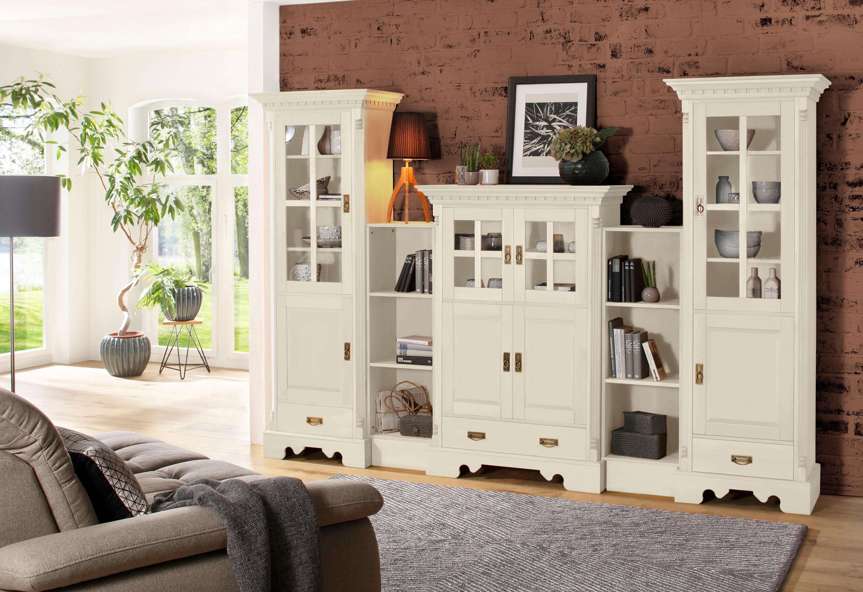 Home affaire Wandmeubel Milan van massief grenen, fsc®-gecertificeerd (5-delig)