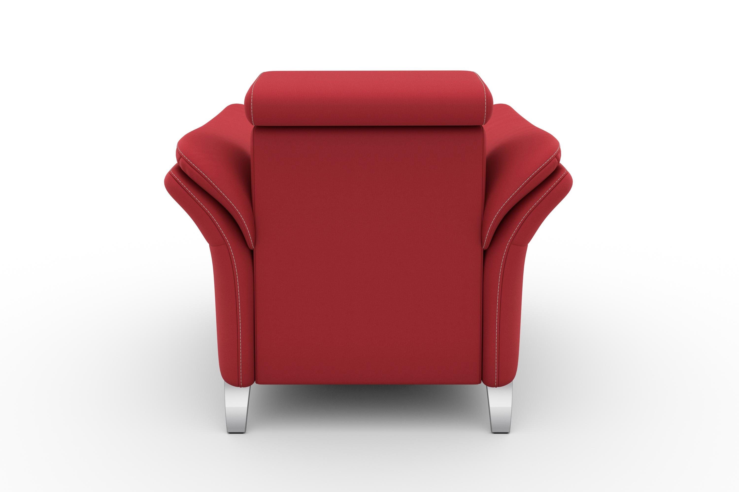 sit&more Fauteuil Vincenzo inclusief verstelbaar hoofdeind