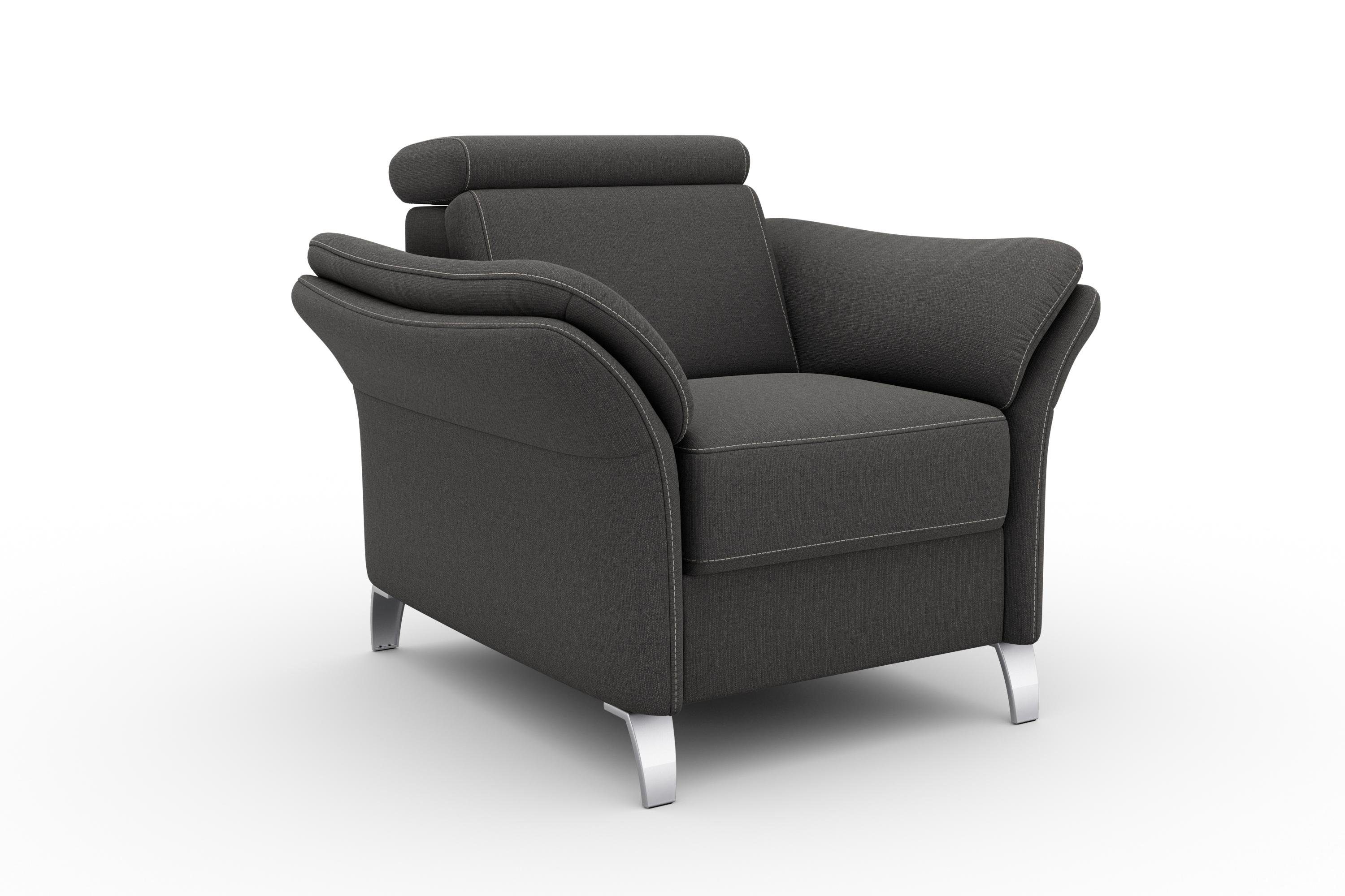 sit&more Fauteuil Vincenzo inclusief verstelbaar hoofdeind