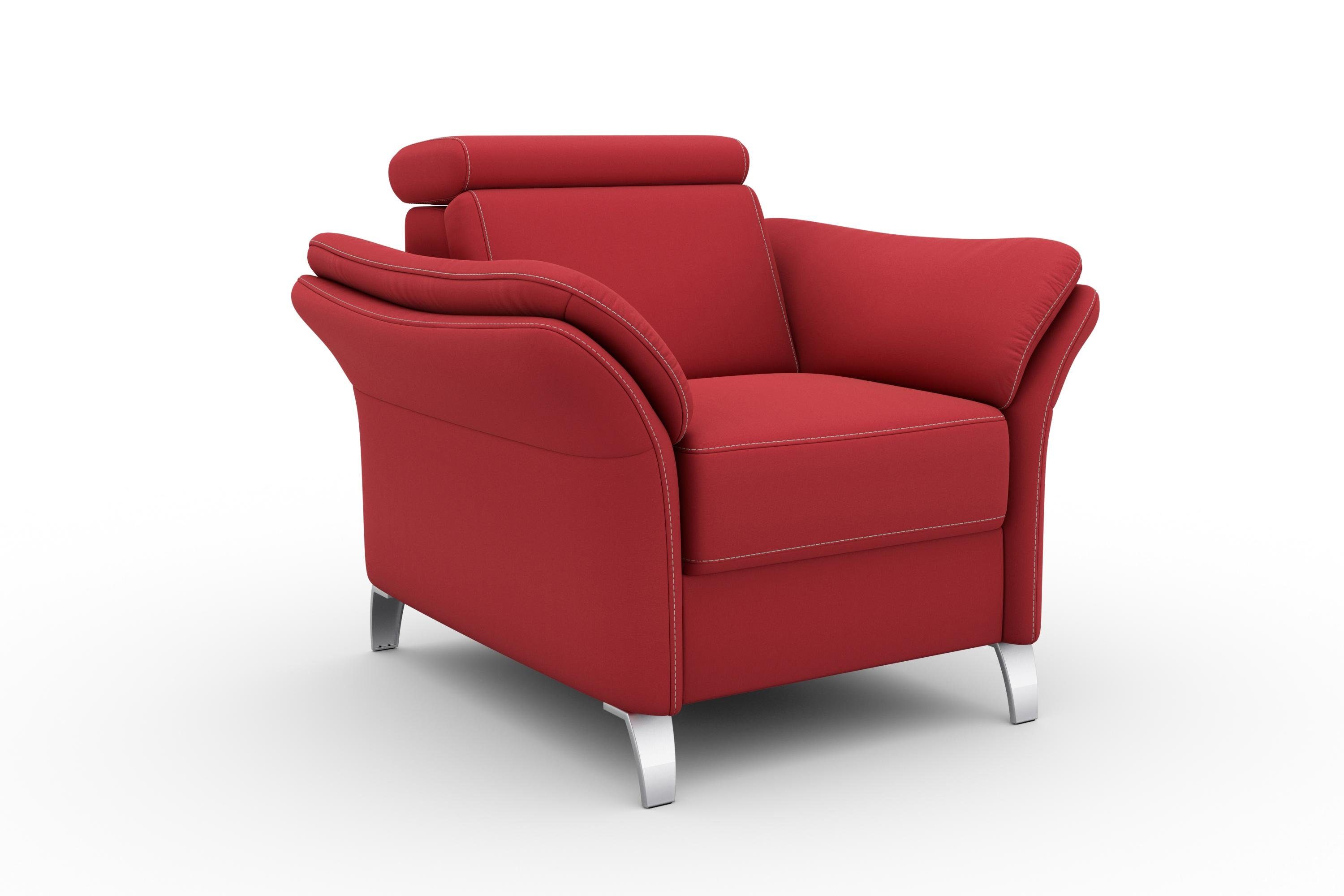 sit&more Fauteuil Vincenzo inclusief verstelbaar hoofdeind