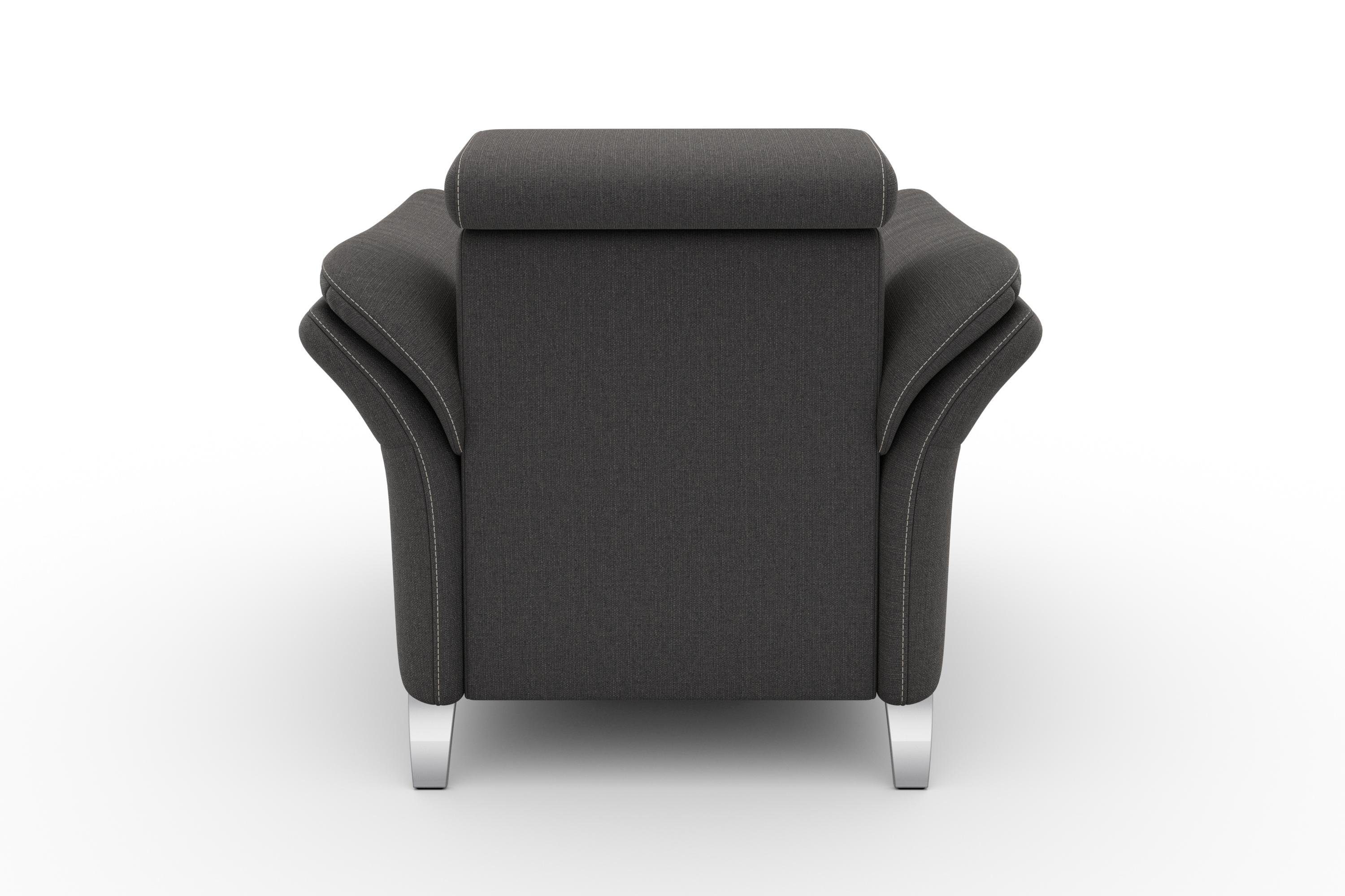 sit&more Fauteuil Vincenzo inclusief verstelbaar hoofdeind