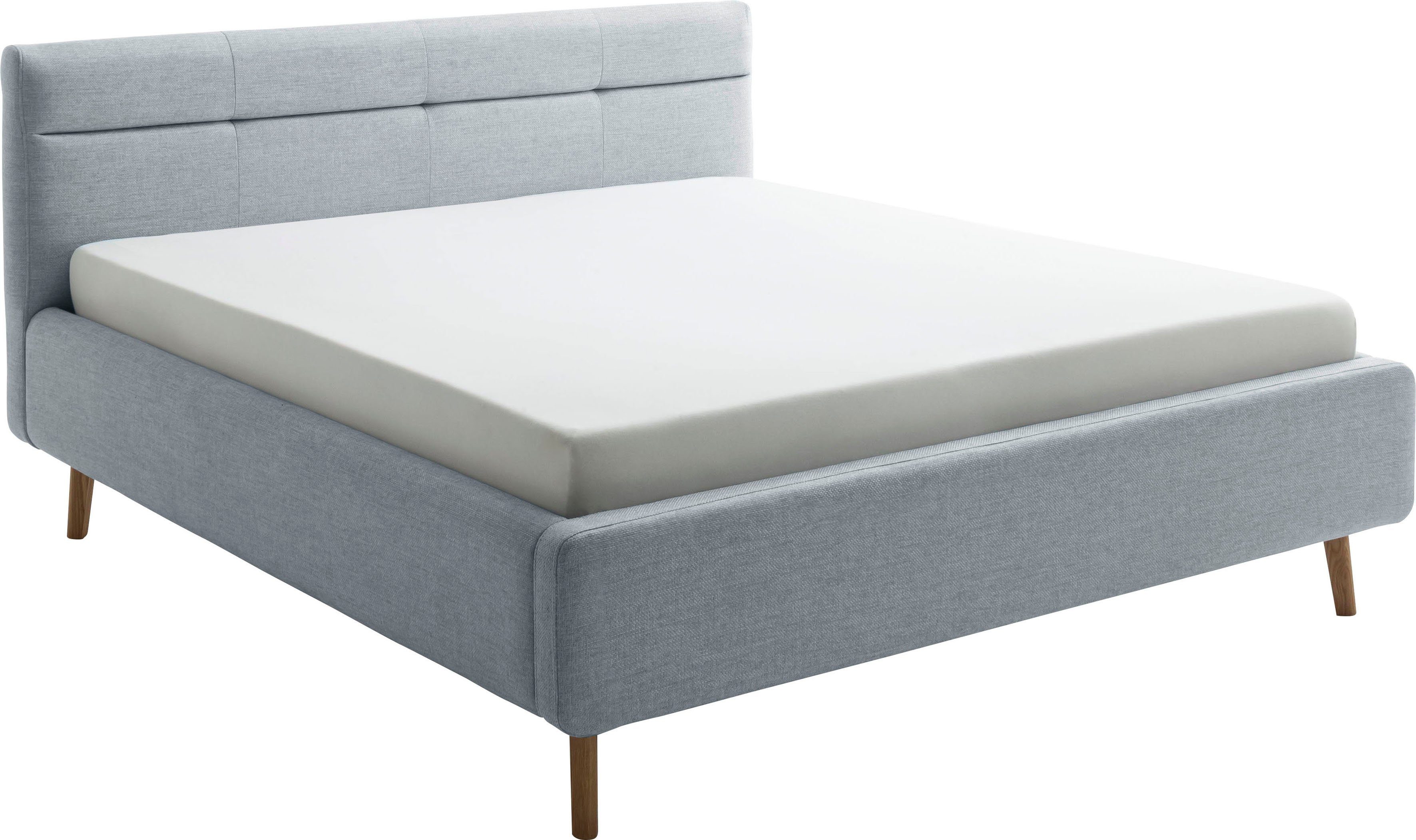 meise.möbel Gestoffeerd bed Lotte met lattenbodem en bedkist
