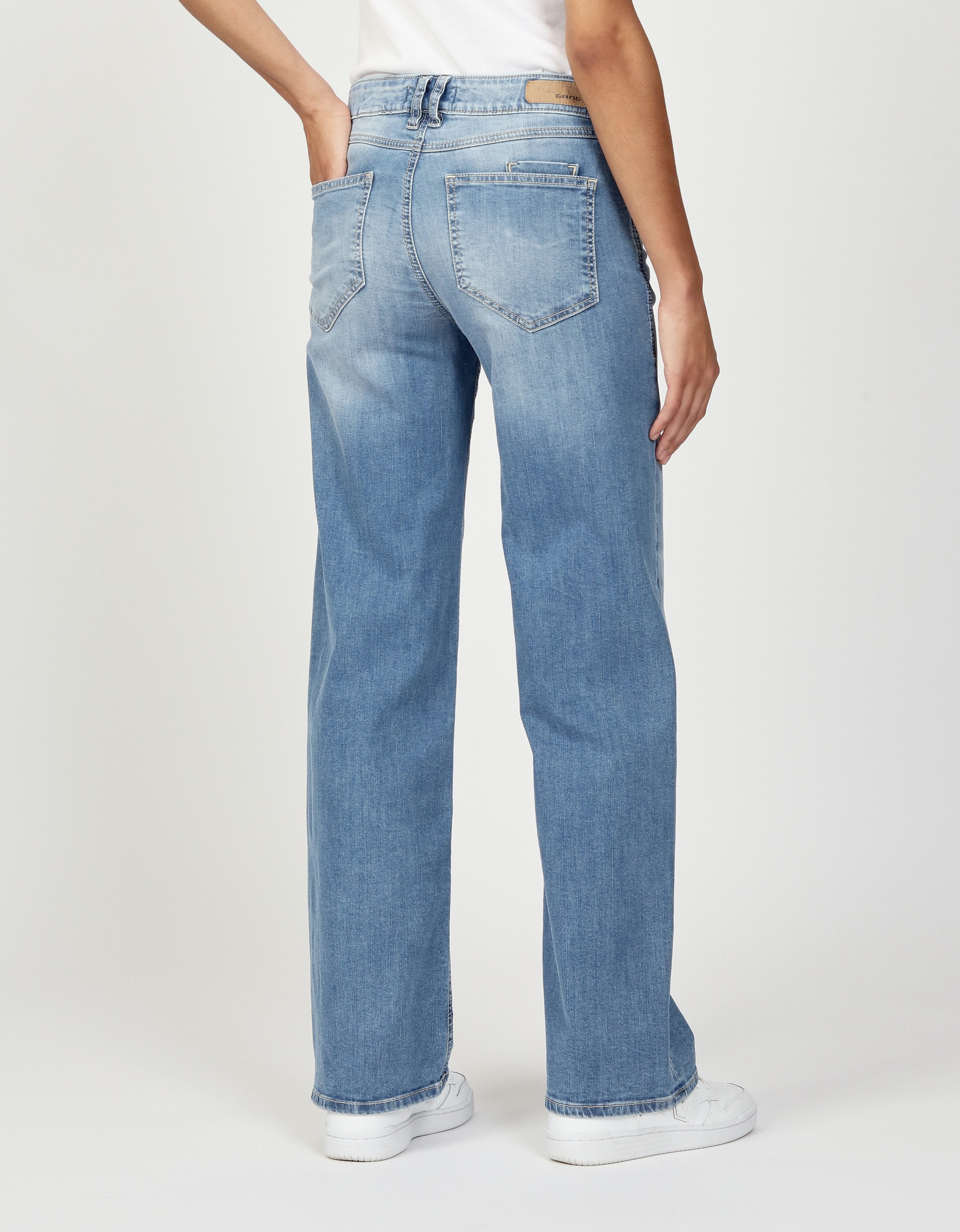 GANG Straight jeans 94RIVER met extra kleine achterzak