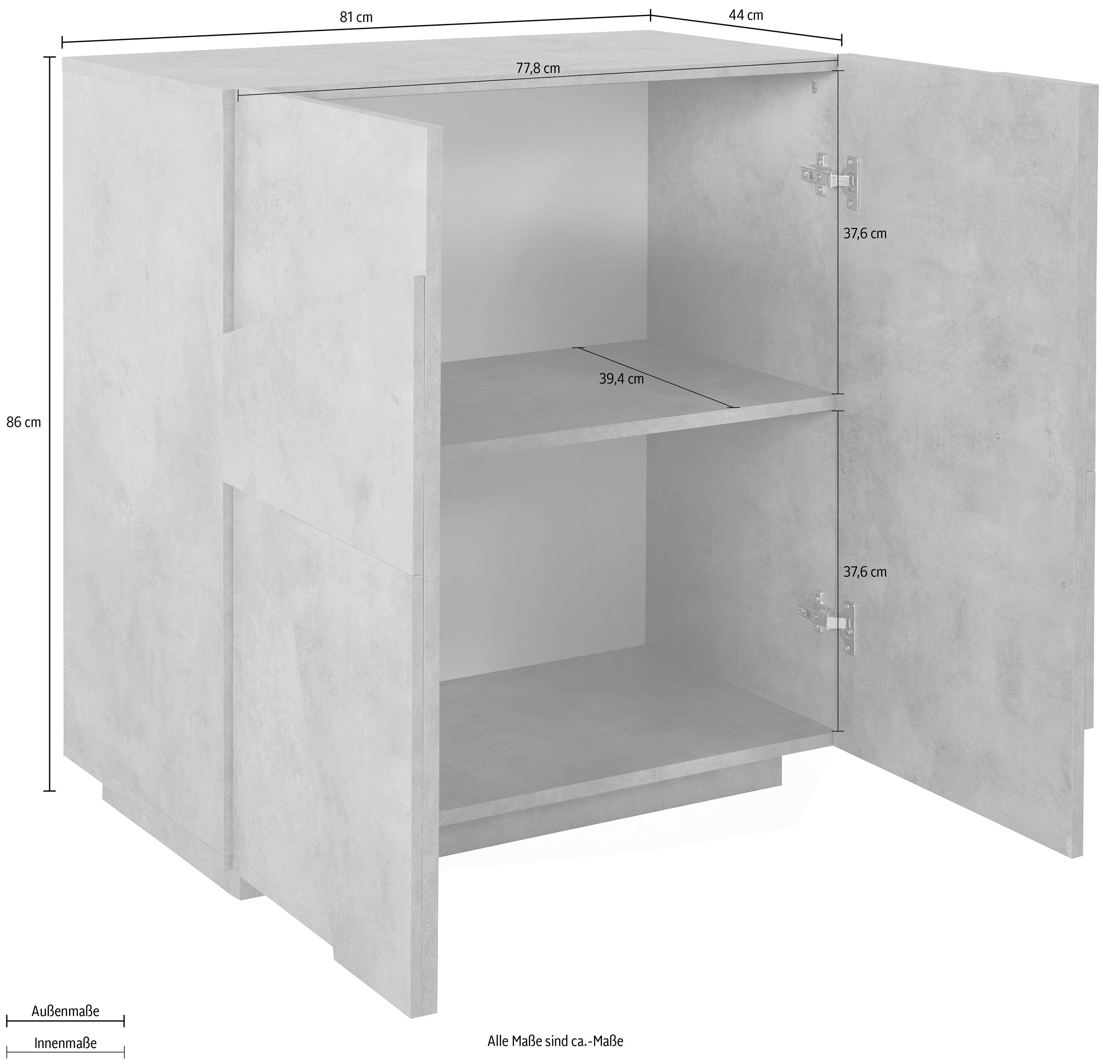 INOSIGN Dressoir Ping Breedte 80 cm