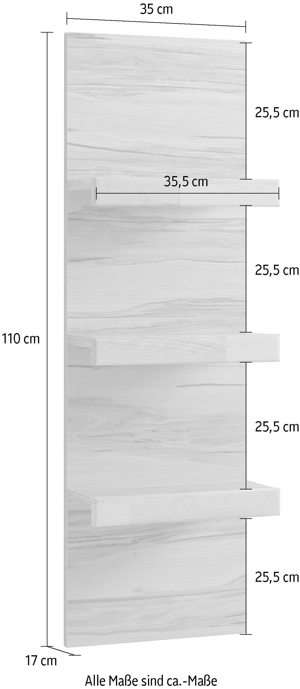Home affaire Wandplank Silkeborg Breedte 35 cm