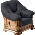 premium collection by home affaire fauteuil grizzly grijs