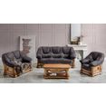 premium collection by home affaire zithoek grizzly (set, 3-delig) bruin