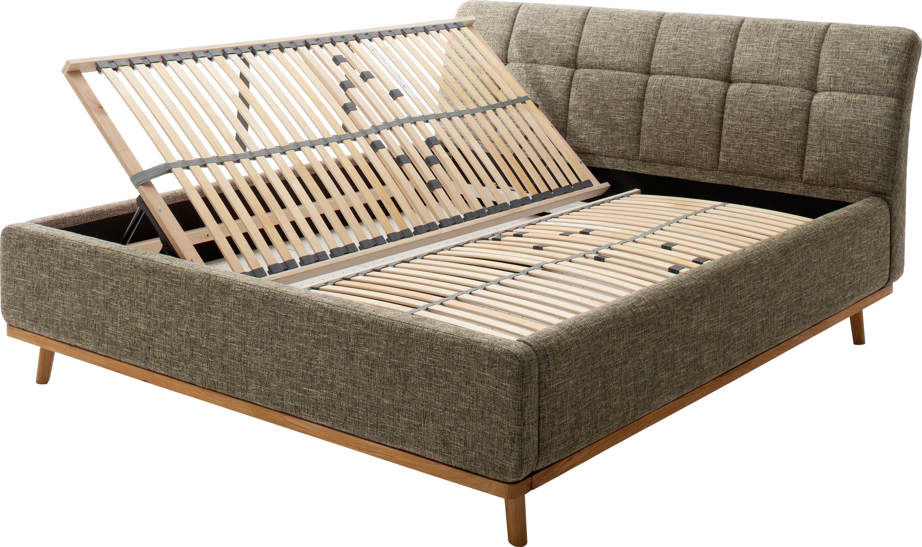 meise.möbel Gestoffeerd bed Mila met bedkist